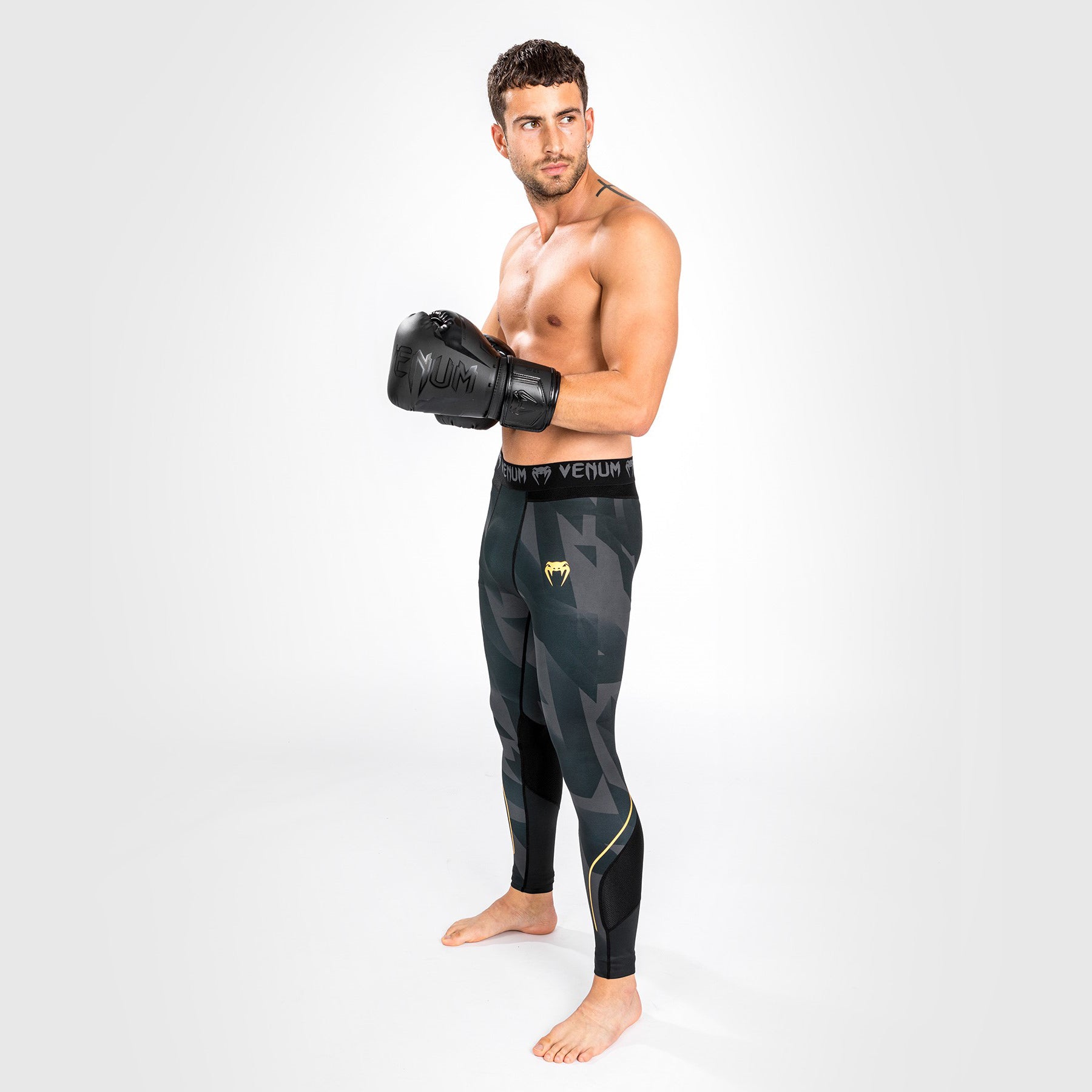 Venum Razor Spats - Black/Gold - Venum