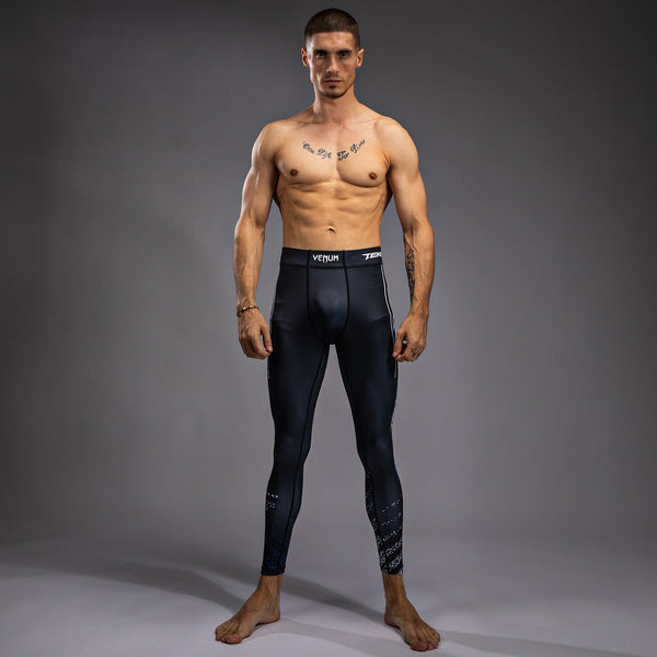 Venum x TEKKEN 8 - Jin Kazama Spats - Blue/Black/White - Venum