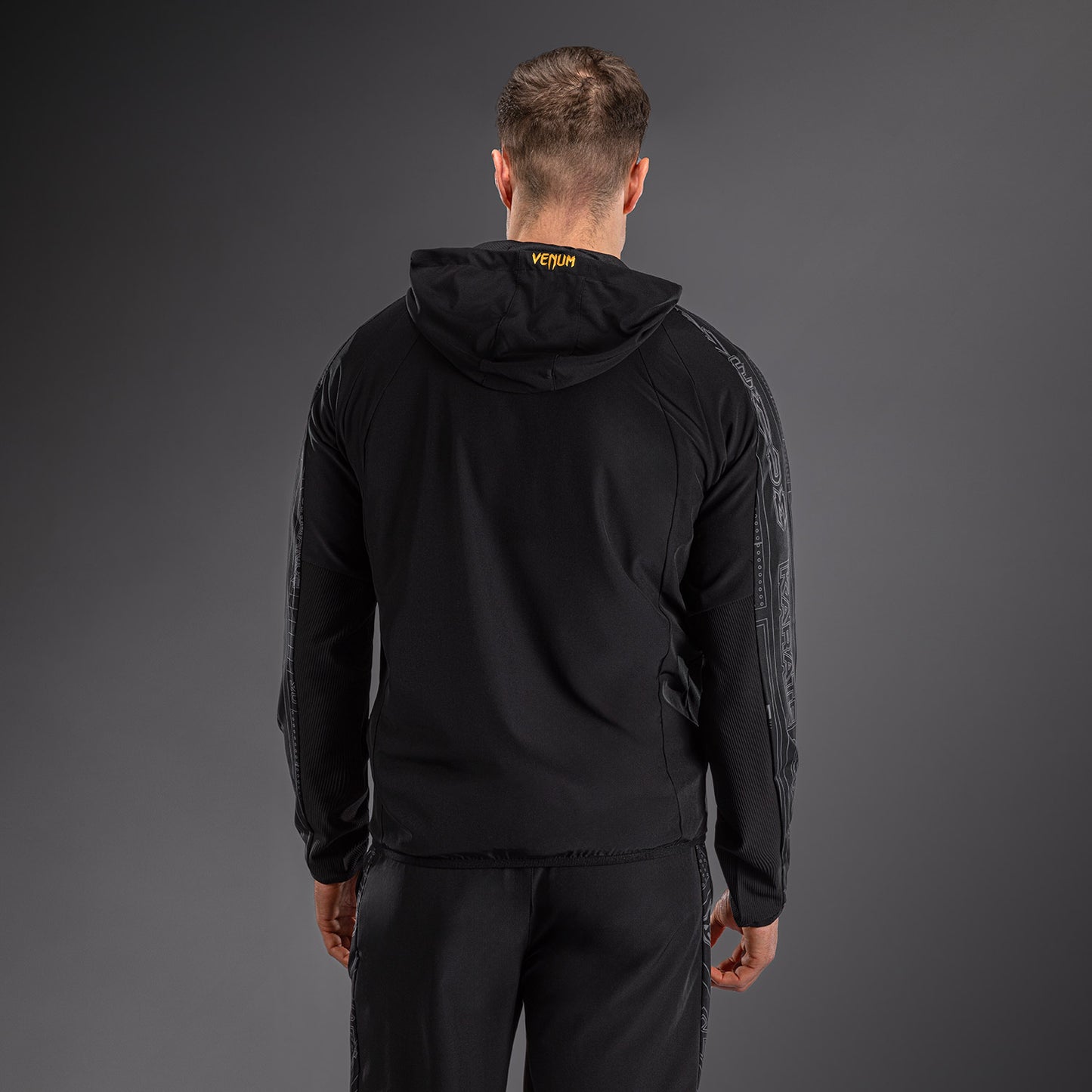 Karate Combat by Venum Track Jacket - Black/Grey