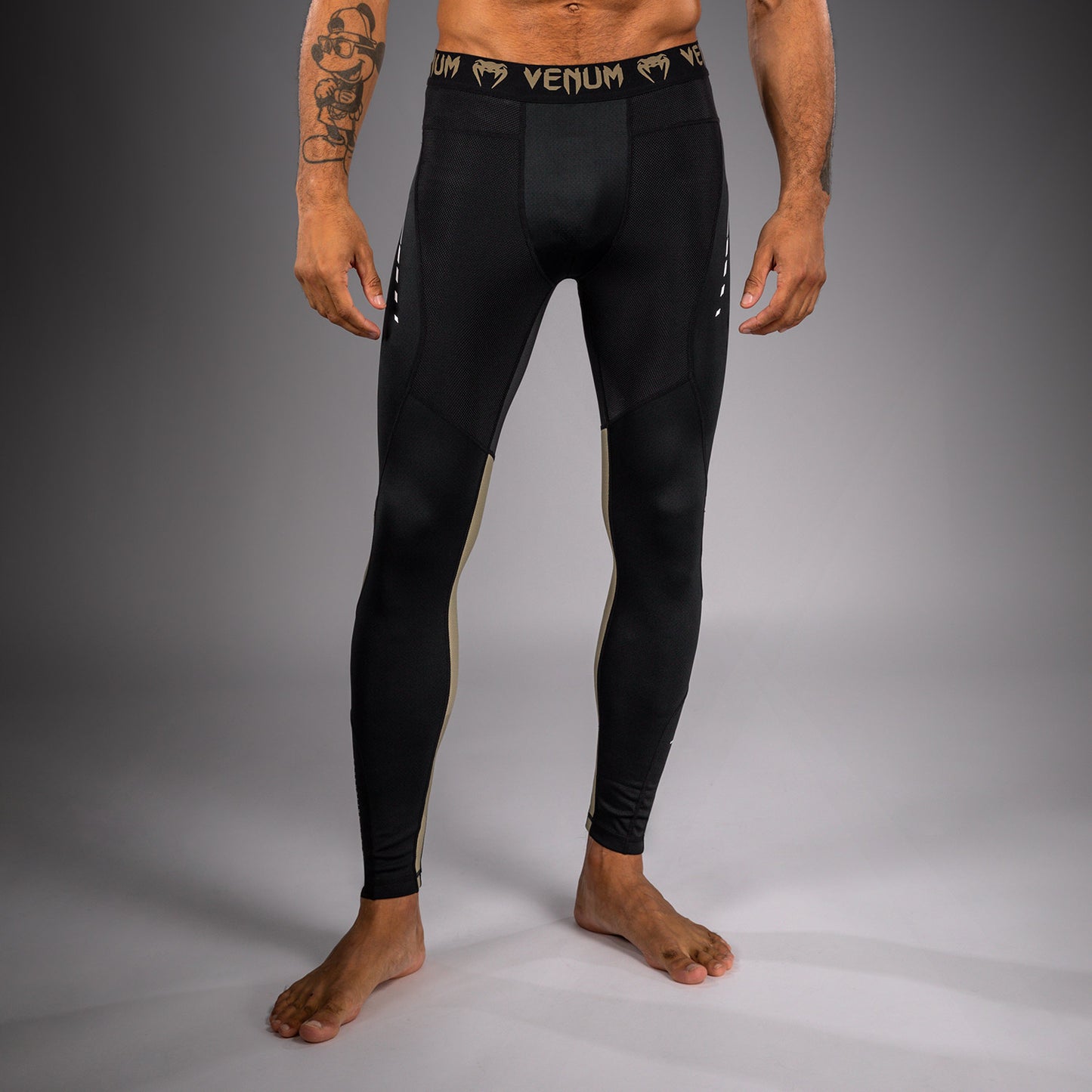 Venum Adrenaline Spats - Black/Sand