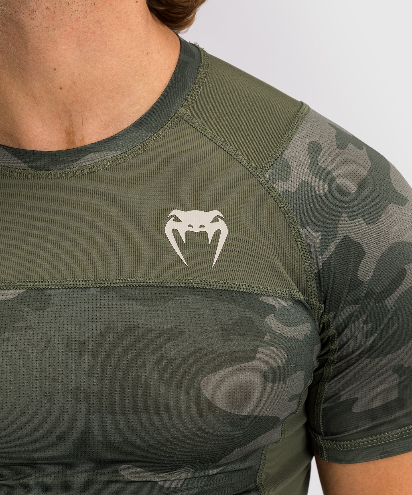 Venum G-Fit Air Men's Short Sleeve Rashguard - Army Camo