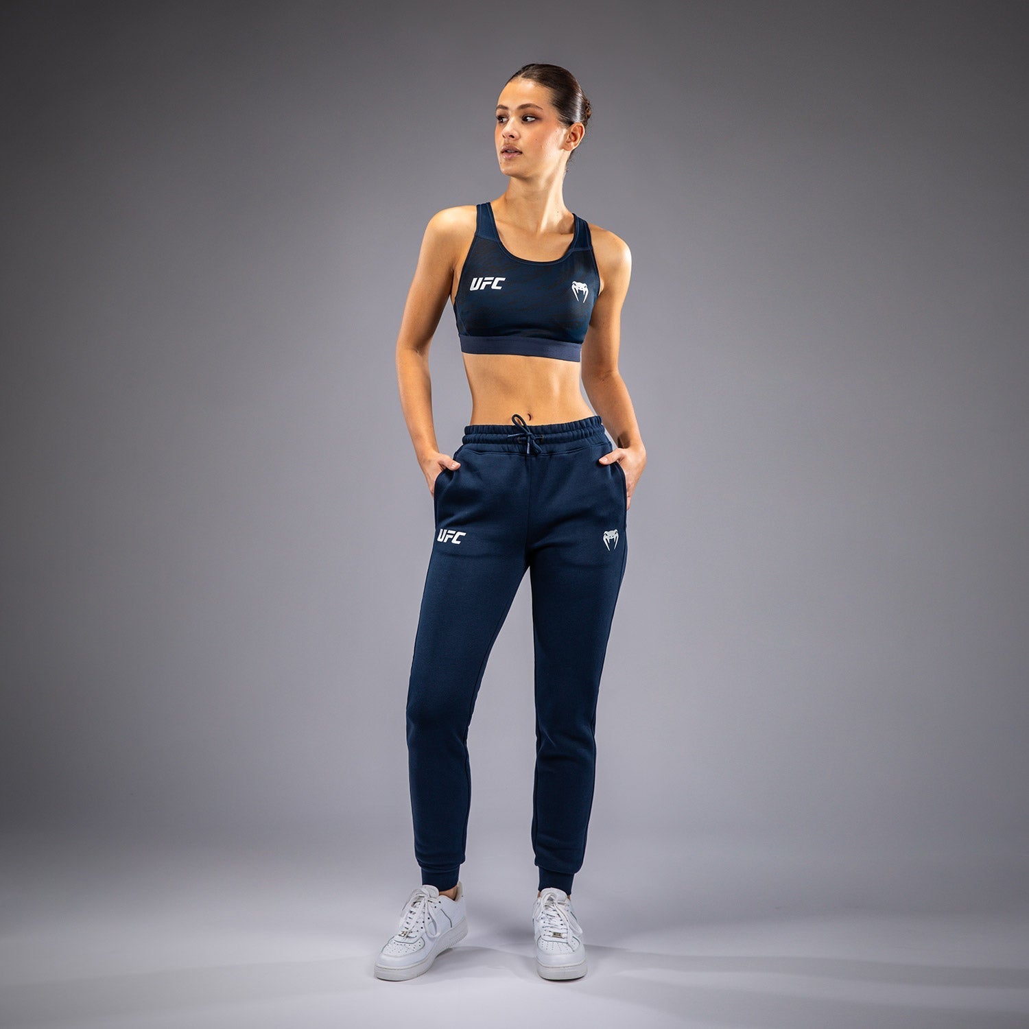 UFC Fusion by Venum Fight Week Women’s Cotton Pant - Solid Oceanic Blue  product-type_Jogging Pants Venum