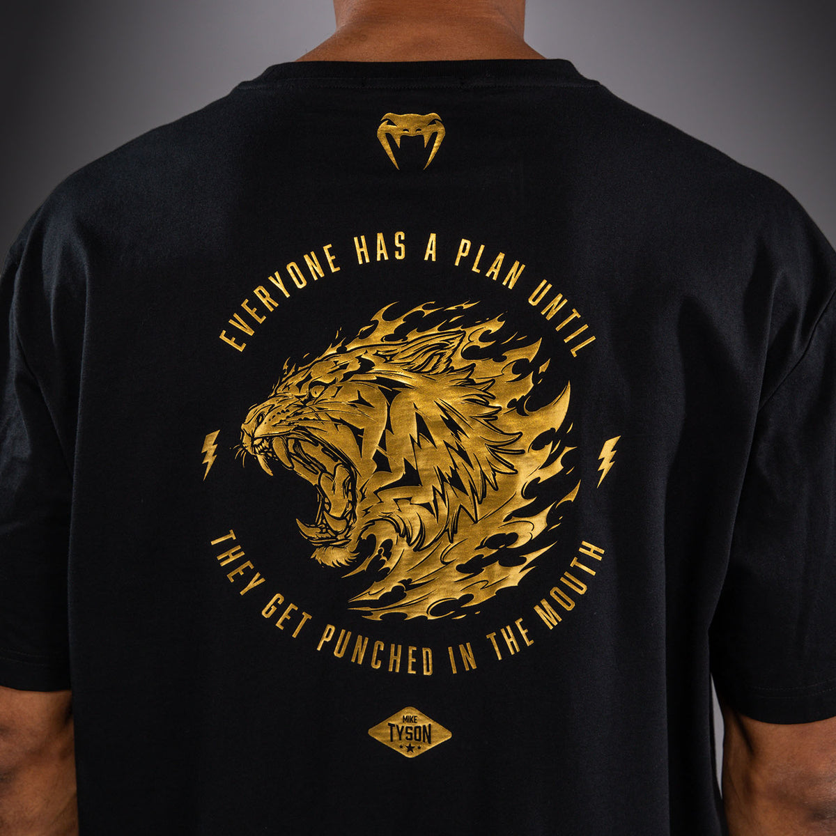 Venum x Mike Tyson Tiger T-Shirt - Black/Gold  product-type_T-Shirts Venum
