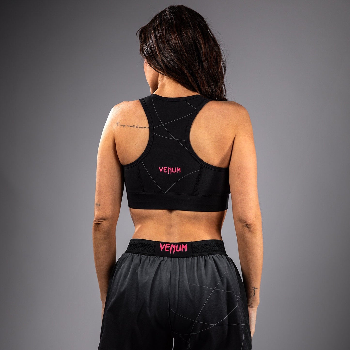 Venum Tactical XT Sports bra - Black/Storm Grey