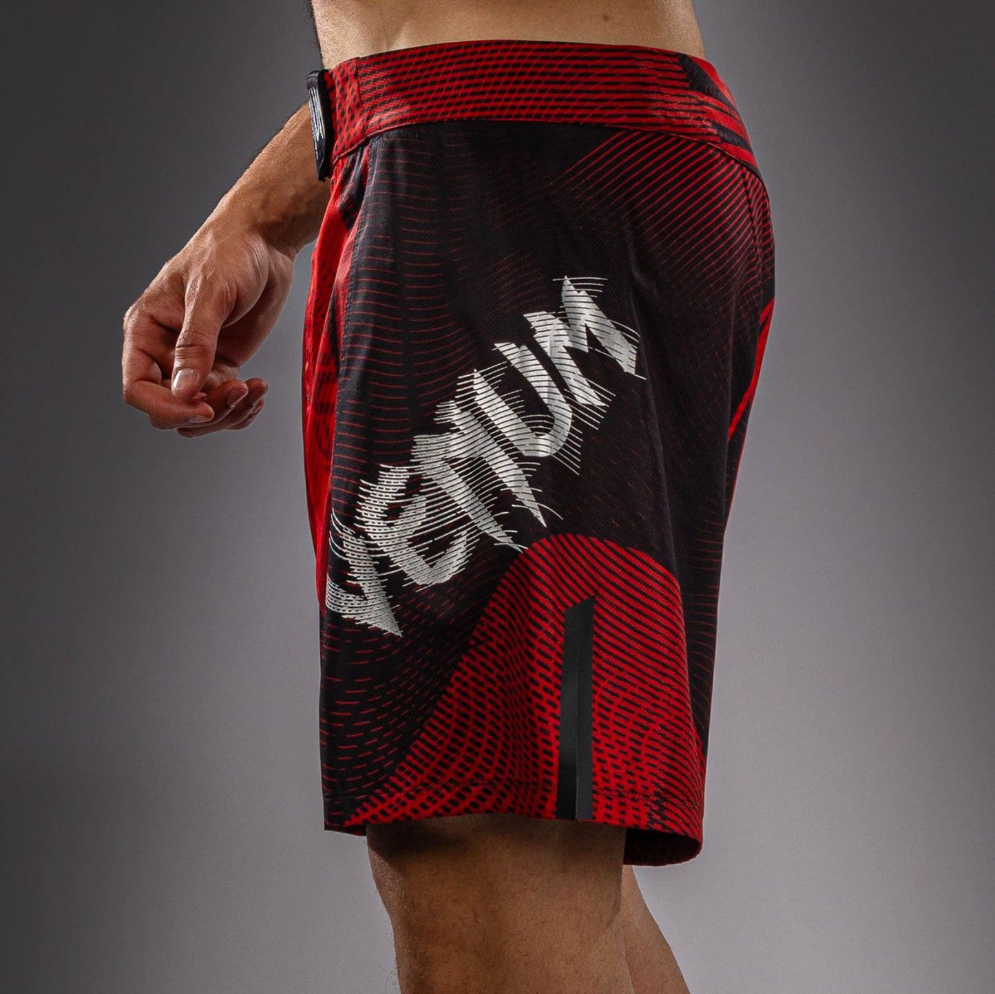 Venum Galactic 3.0 Fight Shorts - Red/Silver  product-type_MMA Shorts Venum