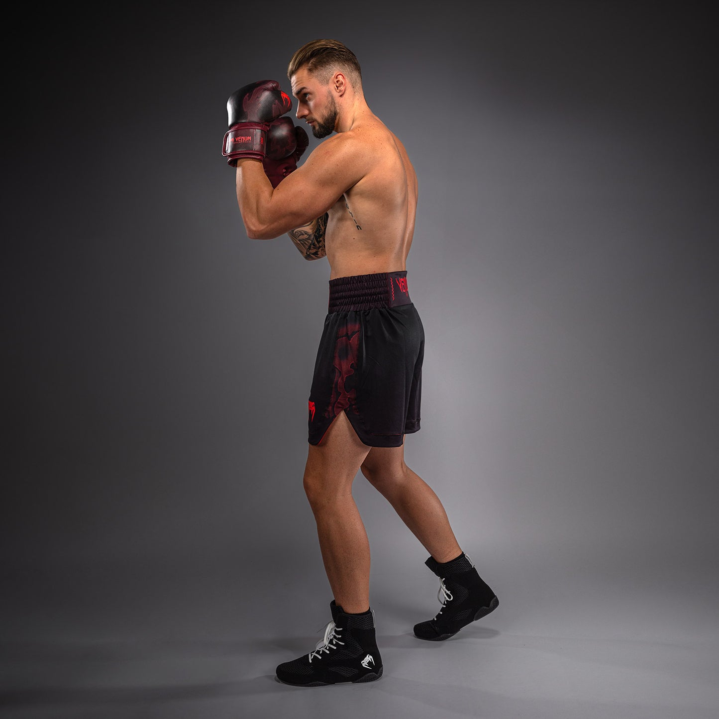 Venum Spectre Boxing Shorts - Black/Red  product-type_Boxing shorts Venum