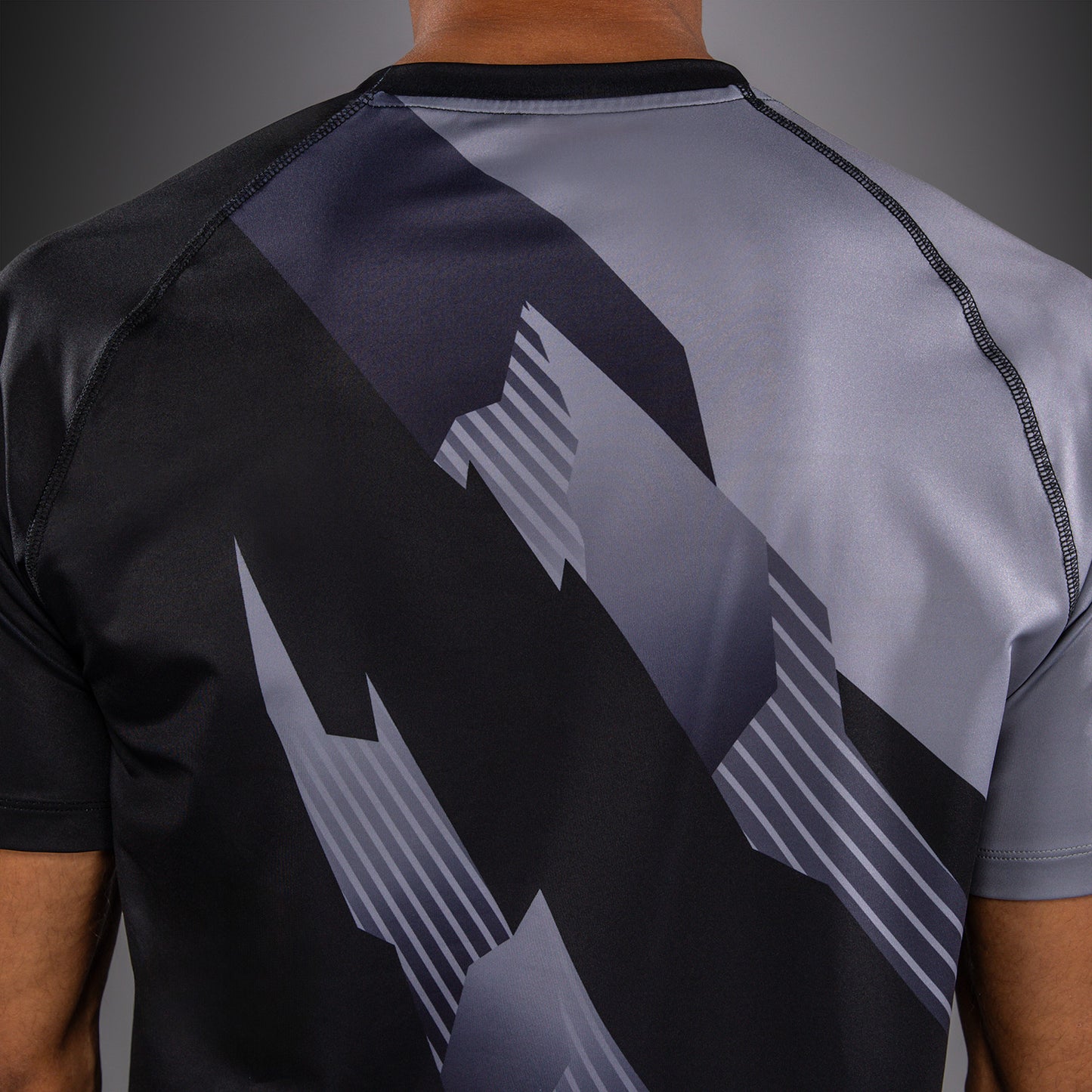 Venum No-Gi 6.0 Dry Tech T-Shirt - Black/Grey  product-type_Dry Tech T-Shirts Venum