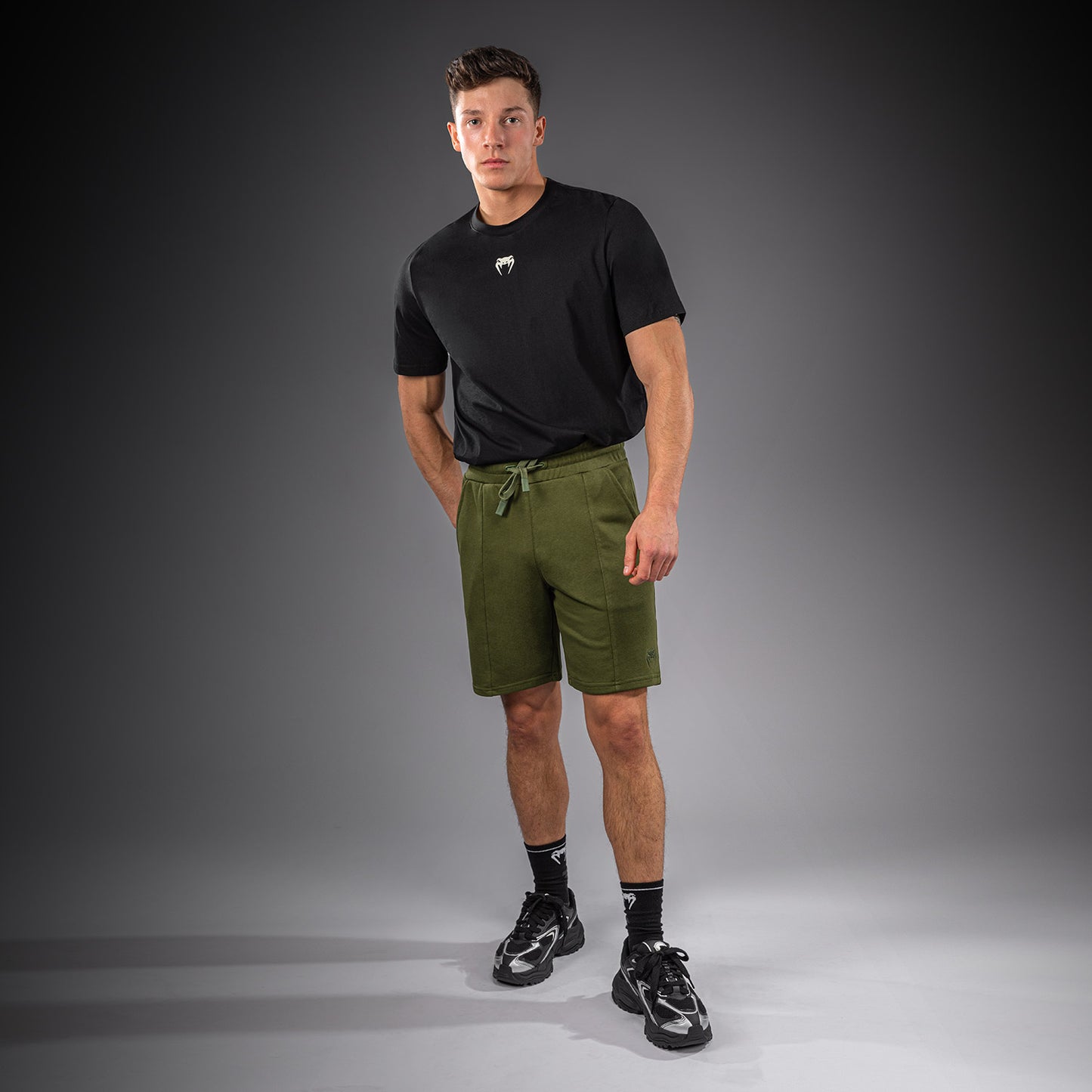 Venum Classic Fleece Cotton Shorts - Khaki  product-type_Cotton Shorts Venum