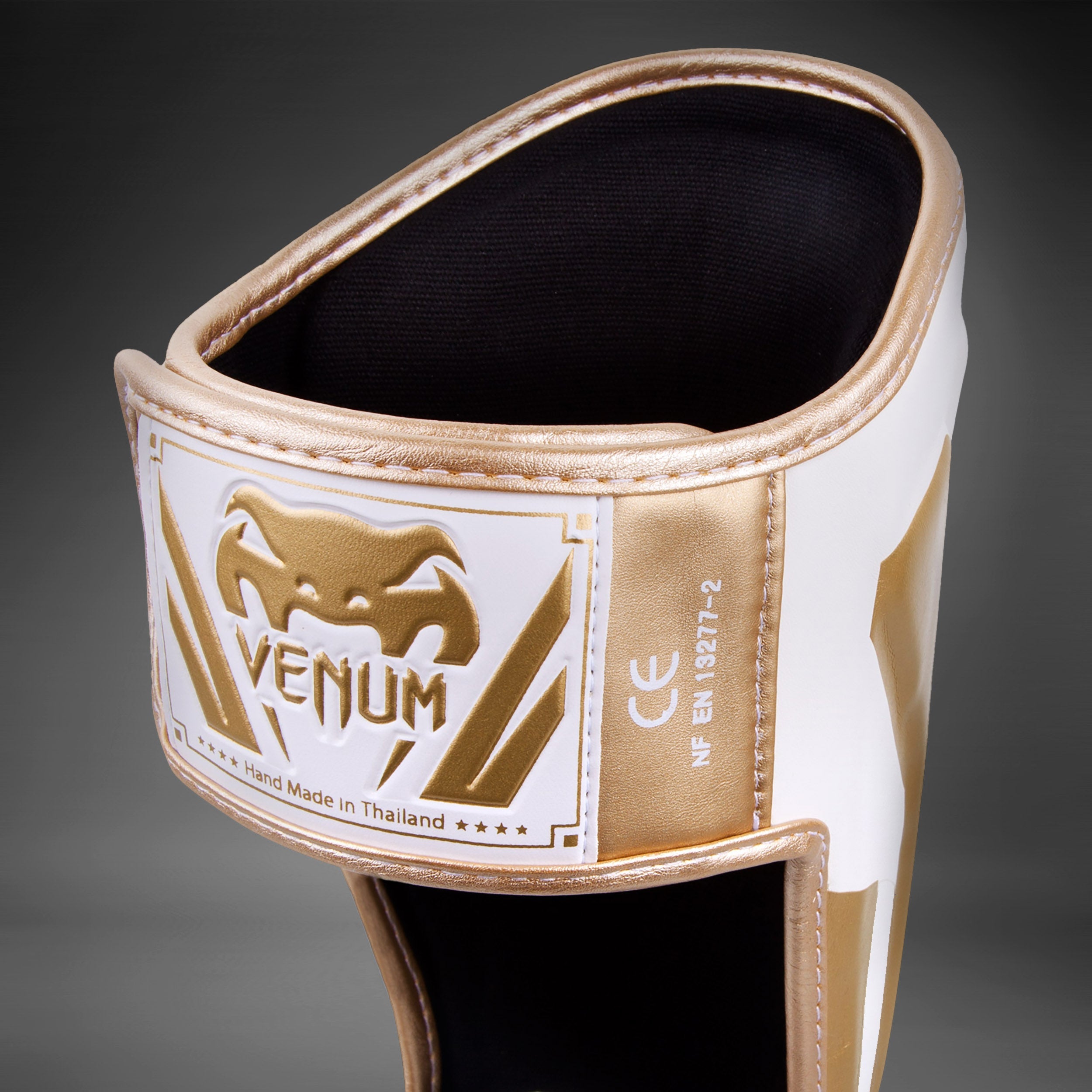 Venum Elite シンガード - ホワイト Venum Elite Lightweight Standup Protective MMA Shin Guards