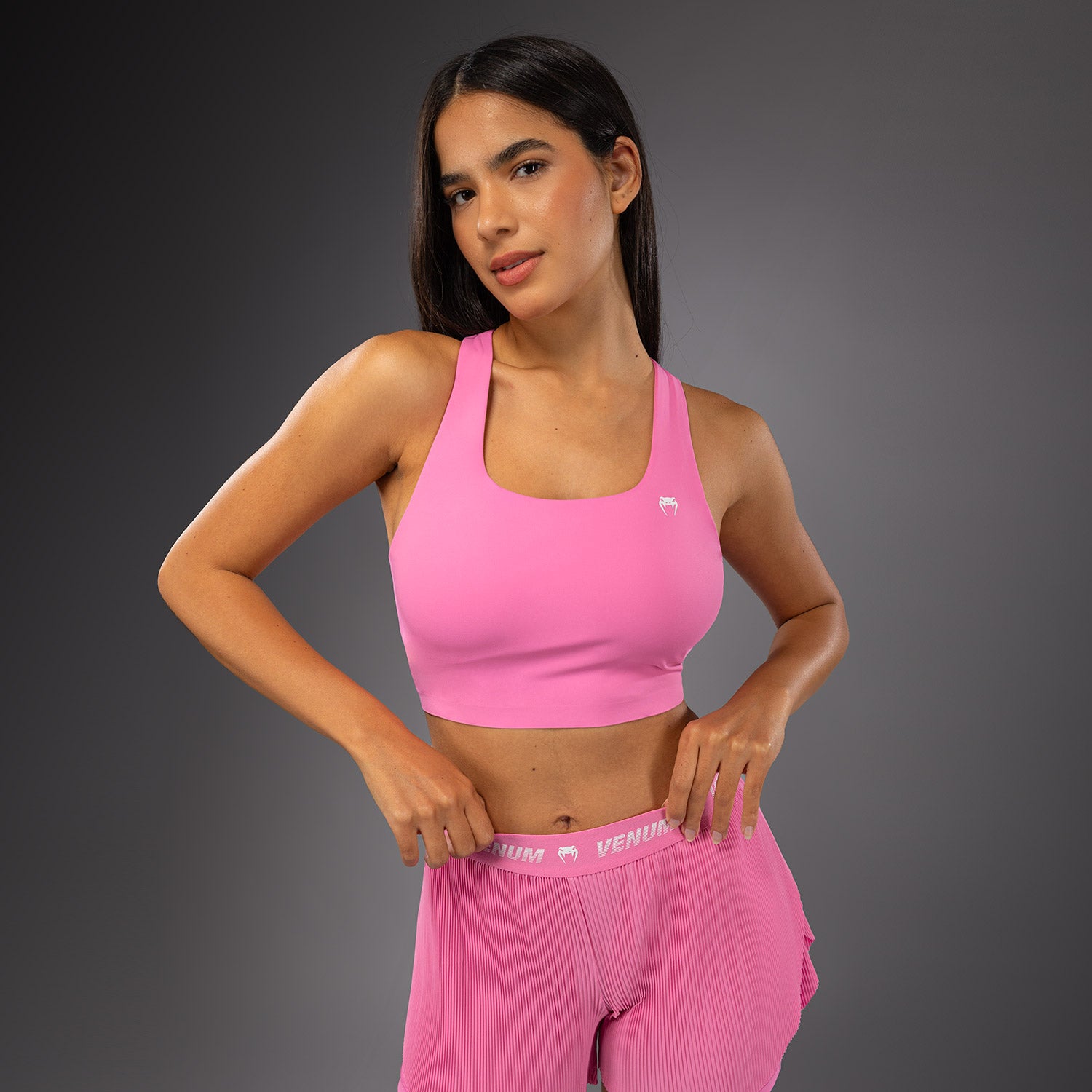Venum Essential X Women's Sports Bra - Candy Pink  product-type_Sports bras Venum