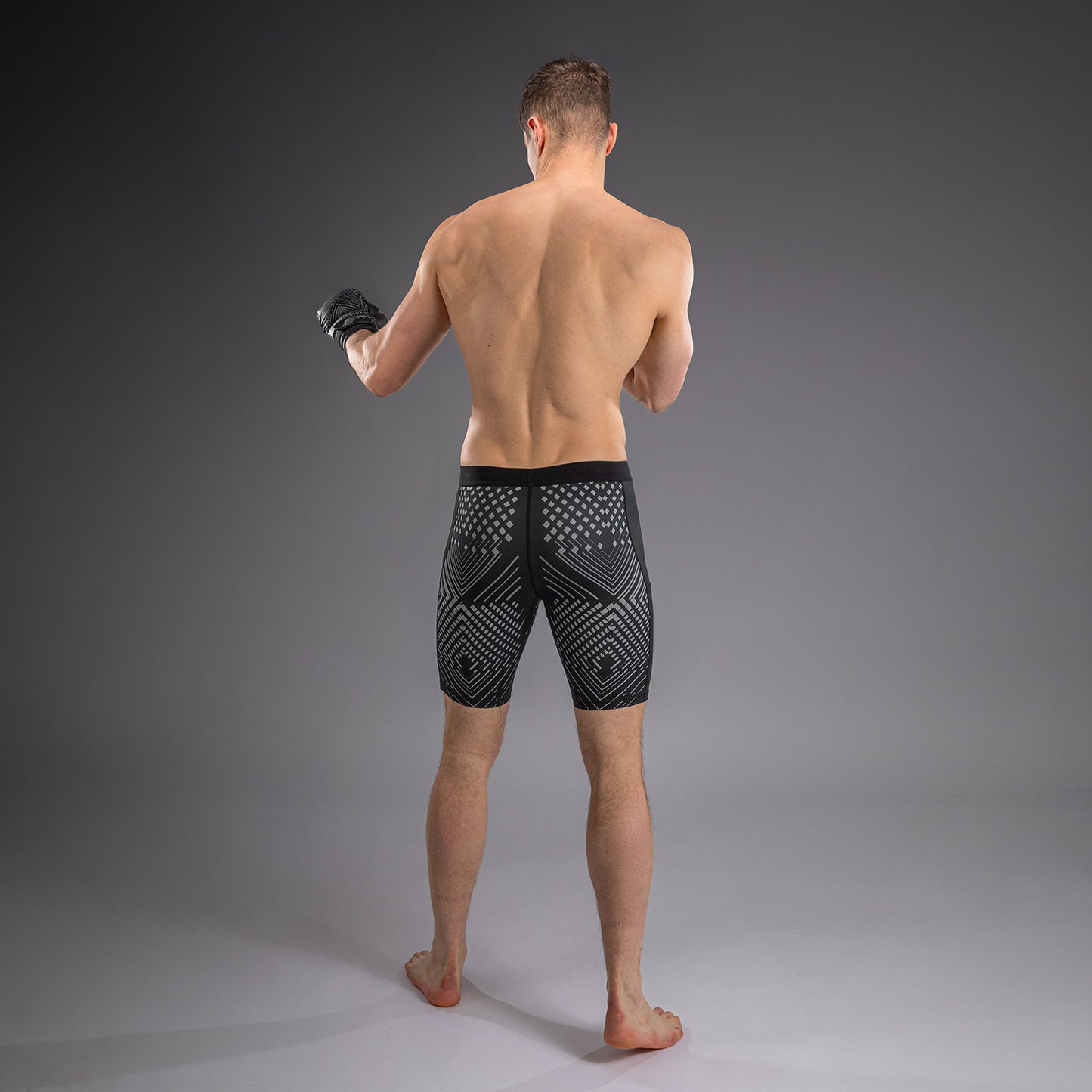 Venum Midnight Fury Vale Tudo Shorts - Black/Grey/Silver  product-type_Compression shorts Venum