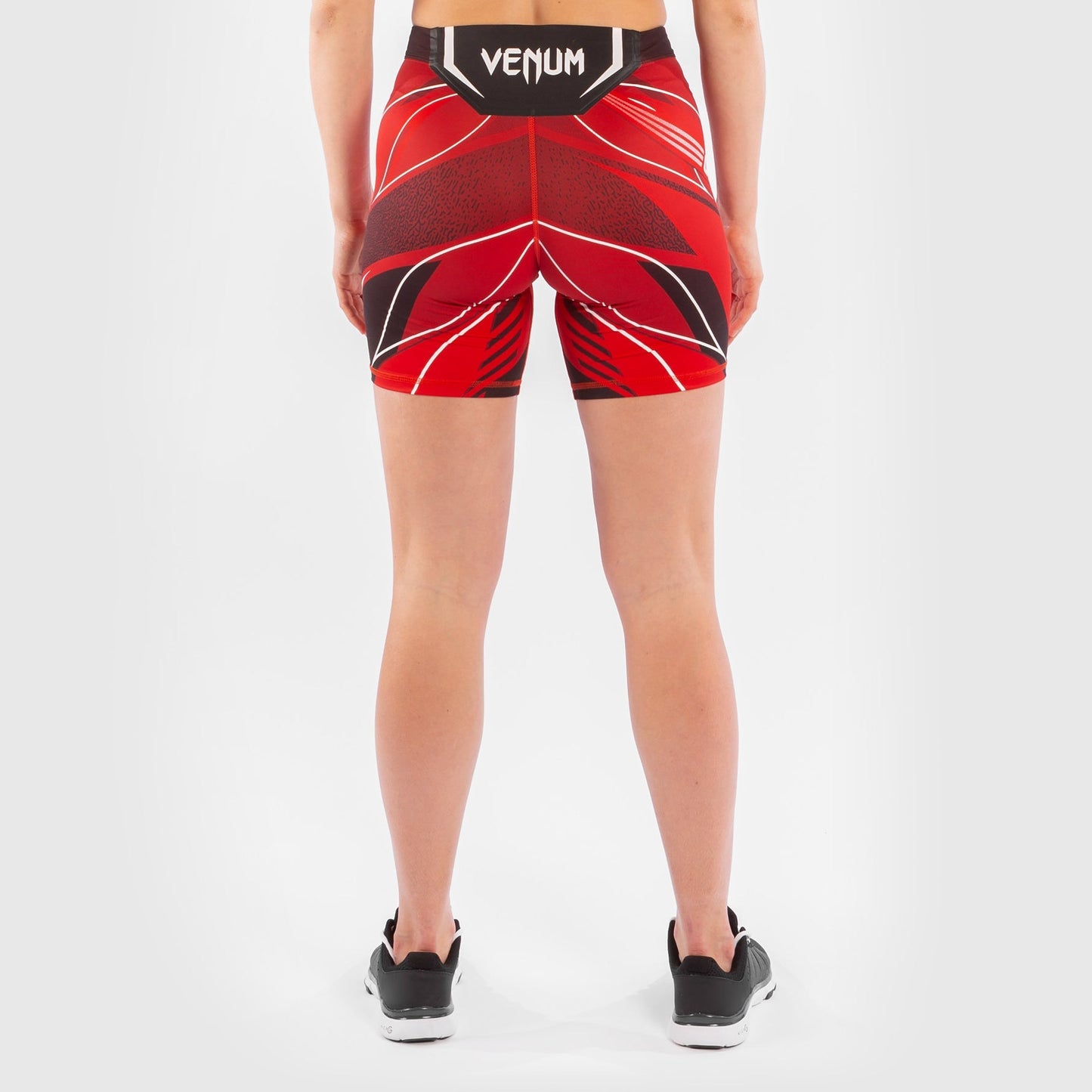 UFC Venum Authentic Fight Night Women's Vale Tudo Shorts - Long Fit - Red