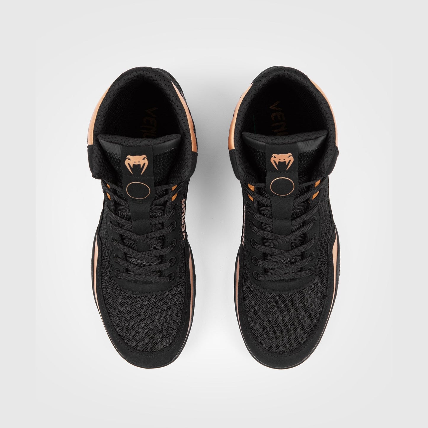 Venum Elite Wrestling Shoes - Black/Bronze
