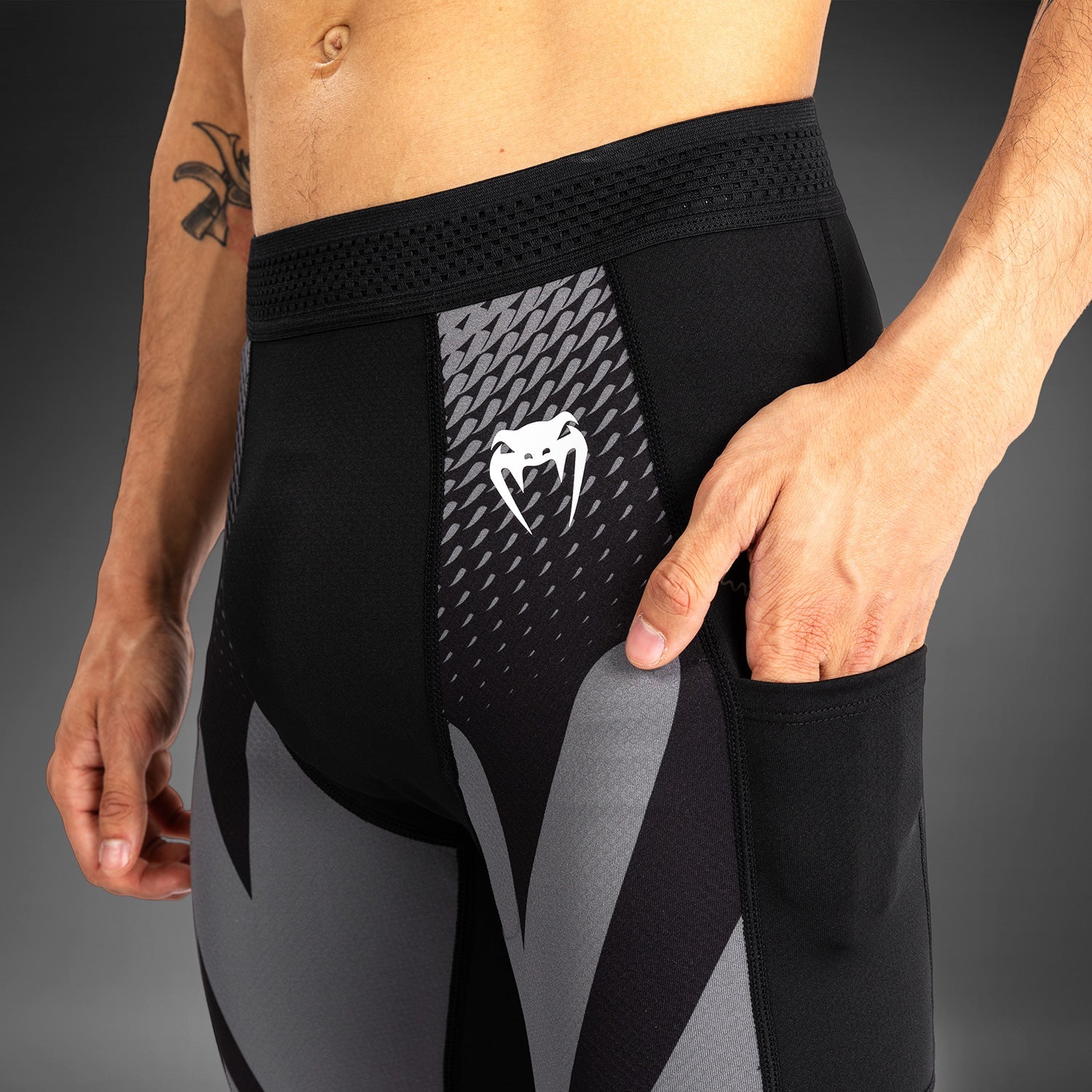 Venum Attack Men's Spats - Black - Venum