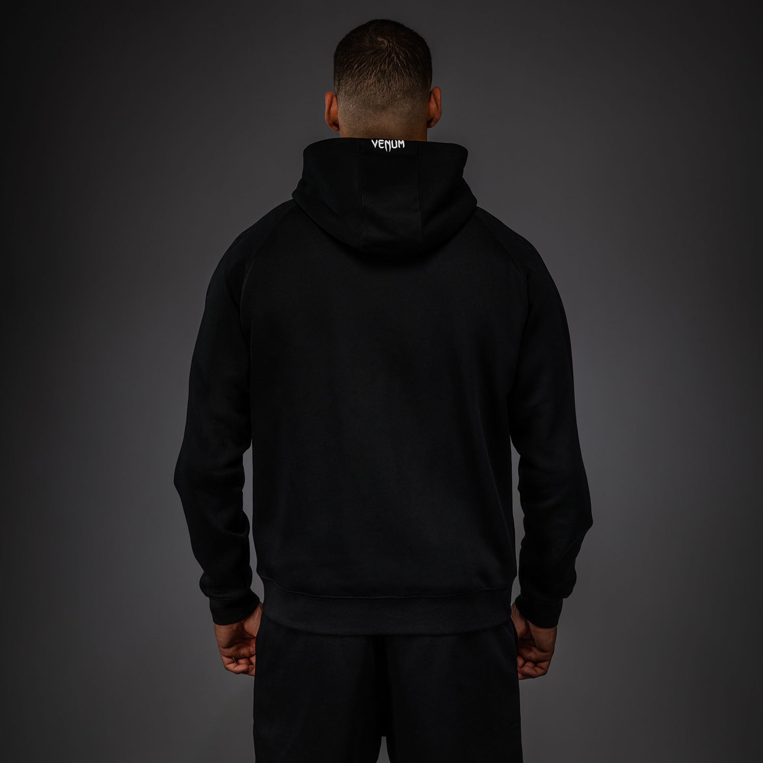 Men's UFC Zenith by Venum Replica Black Zip Hoodie - Venum