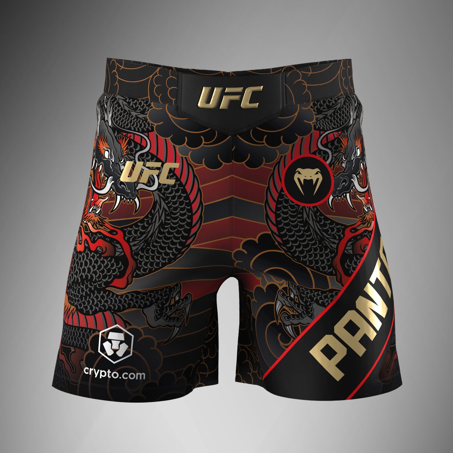Men’s UFC Unrivaled by Venum Red Alexandre Pantoja Vale Tudo Short