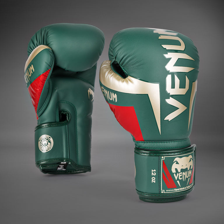 Venum ボクシンググローブ Elite 10oz オリーブ×ブラック Venum Elite Boxing Gloves - Black - Venum