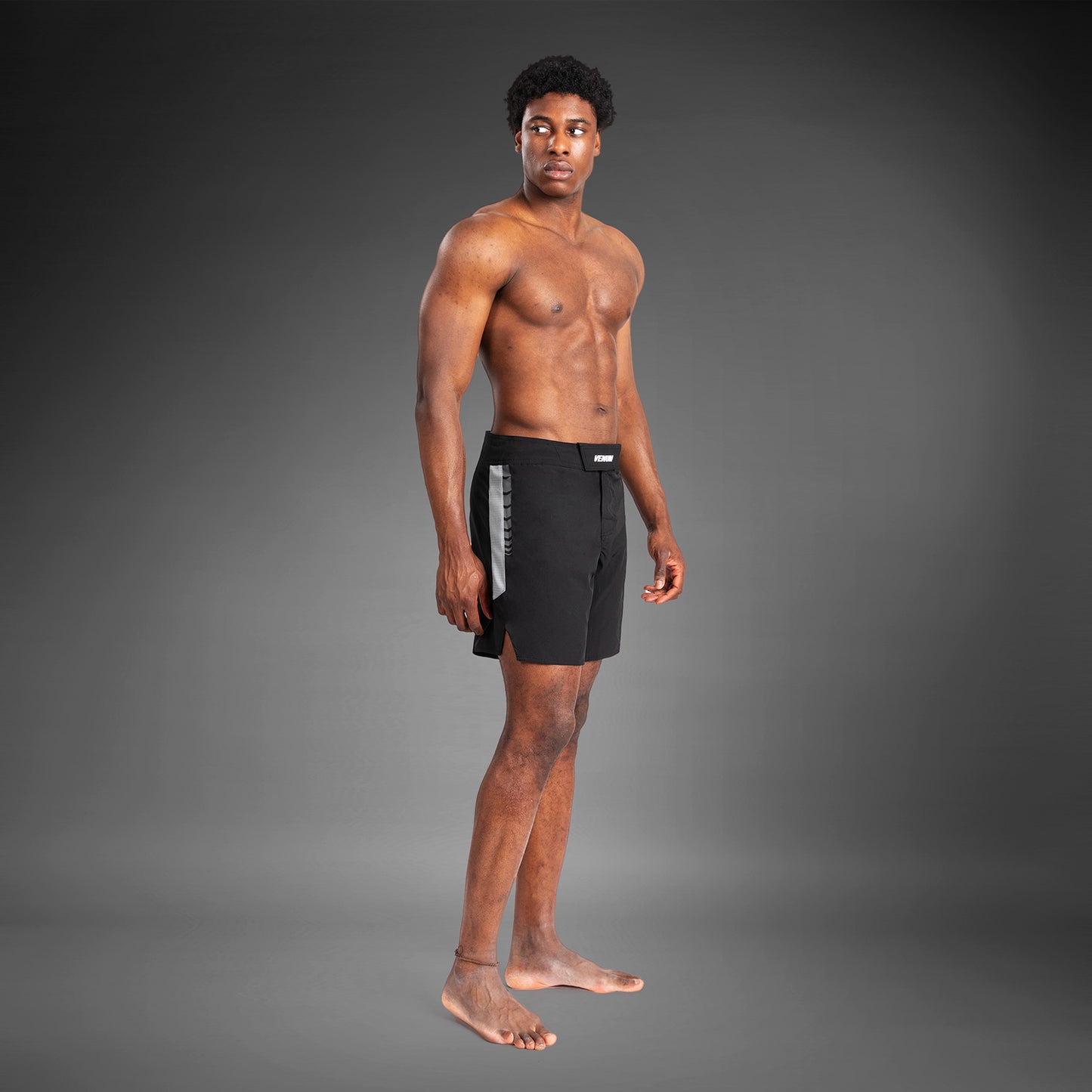 Venum Tempest Men's Fight Shorts - Black/Grey