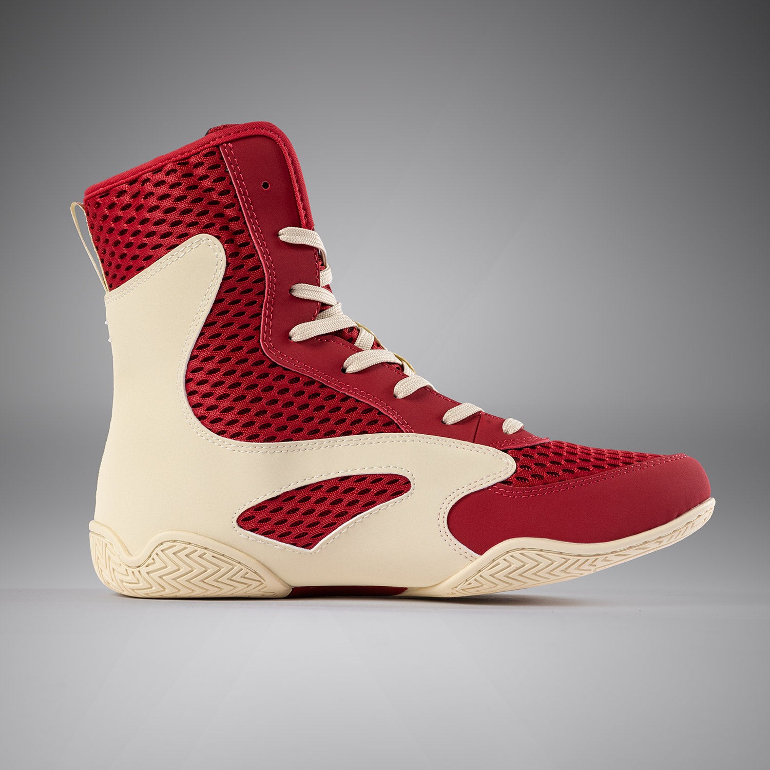Venum Contender Boxing Shoes - Ruby Red/ Ivory - Venum - Venum