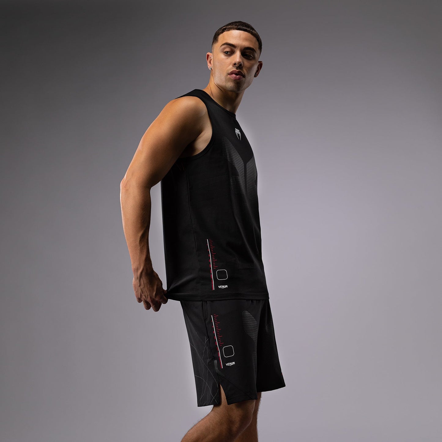 Venum Tactical XT Tank Top - Black/Fire Red