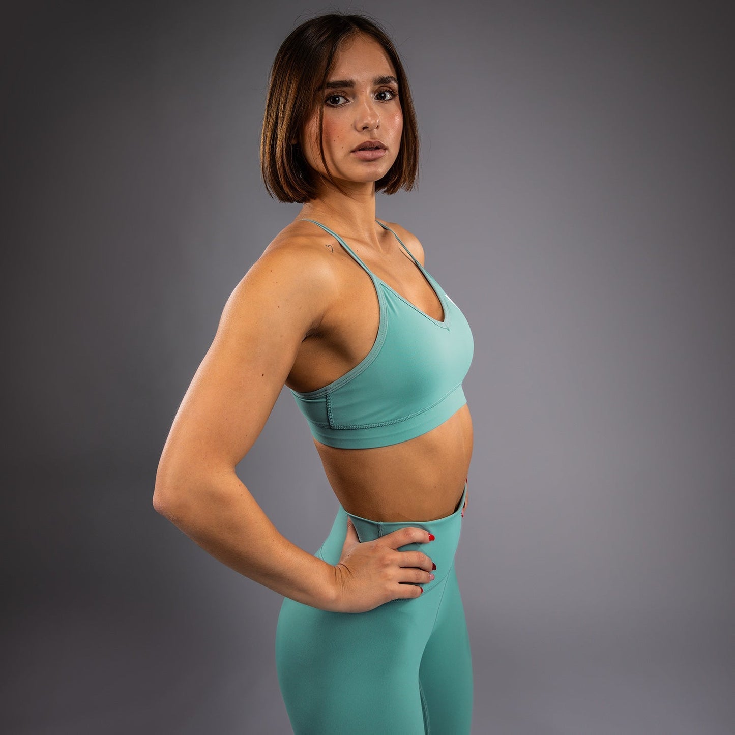 Venum Essential Women's Low Impact Sports Bra - Aqua Green
