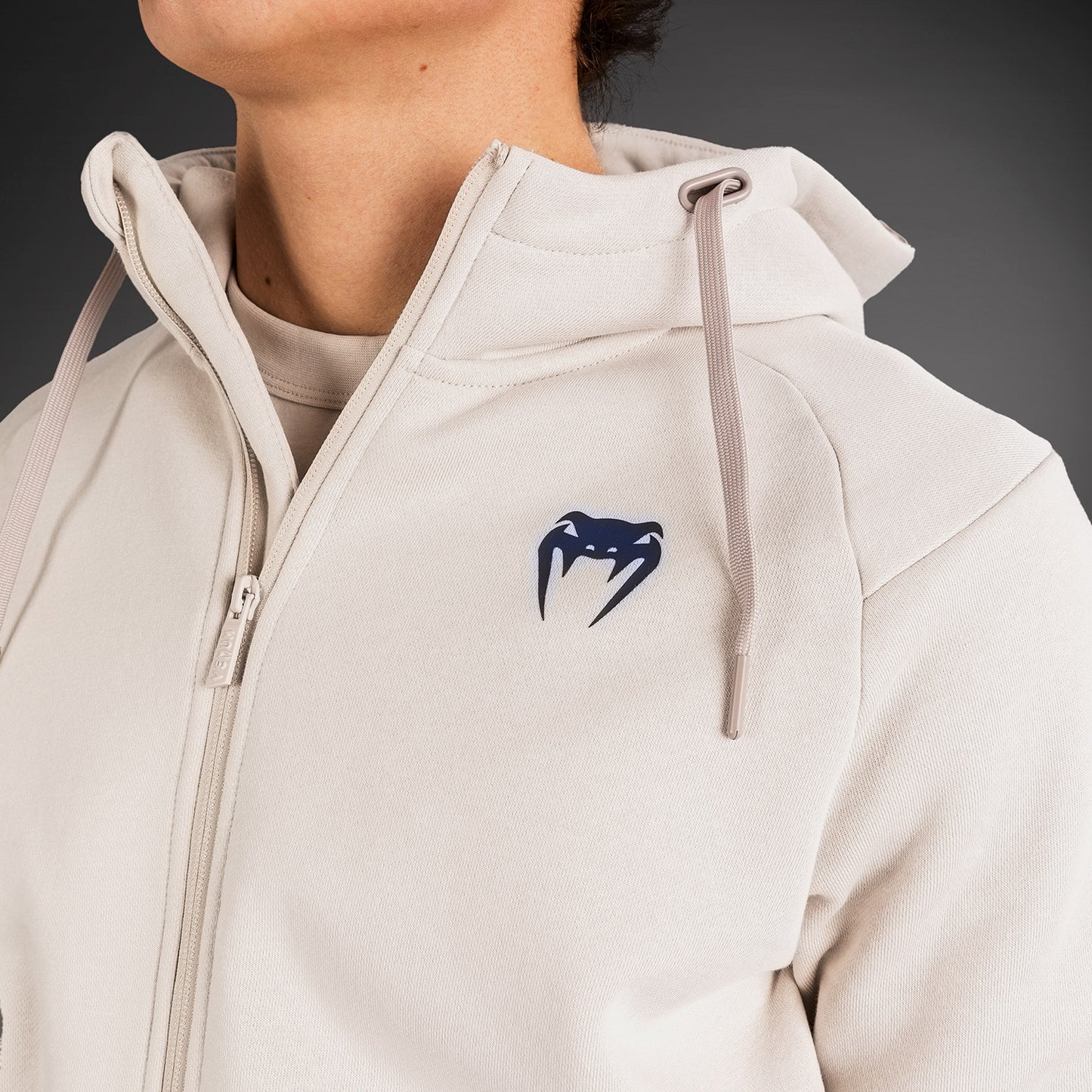 Venum Strikeland  Full Zip Hoodie - Greige