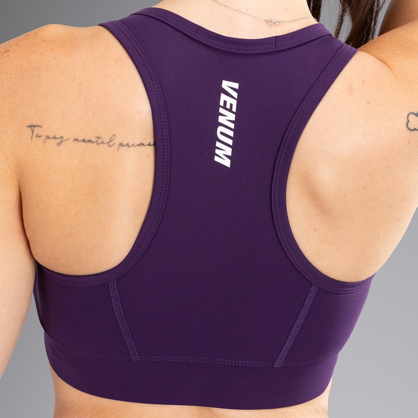 Venum Essential Women's Medium Impact Sports Bra - Deep Purple