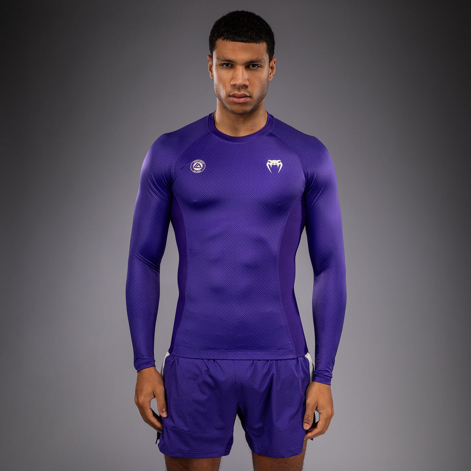 Venum x Roger Gracie Academy Long Sleeve Rashguard - Purple - Venum