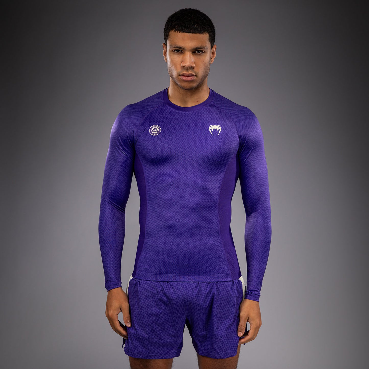 Venum x Roger Gracie Academy Long Sleeve Rashguard - Purple