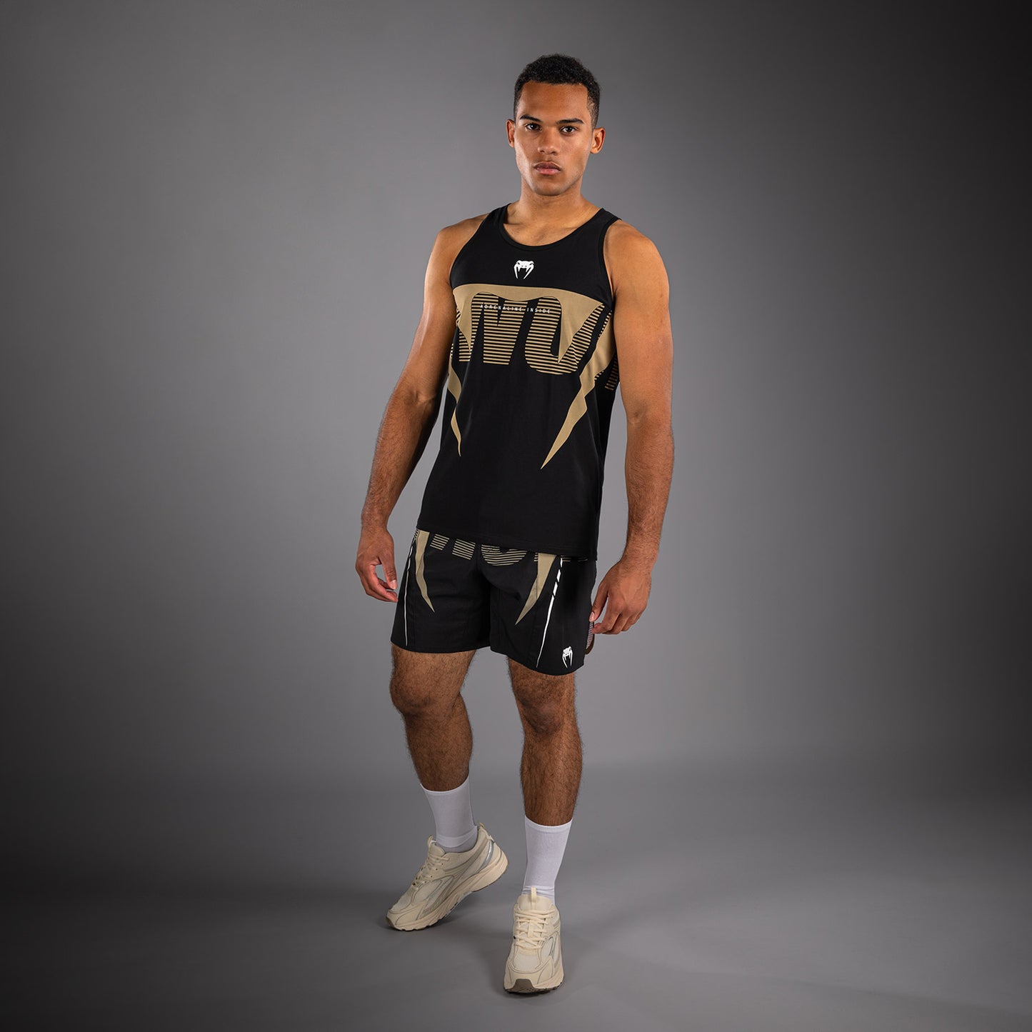 Venum Adrenaline Tank Top - Black/Sand