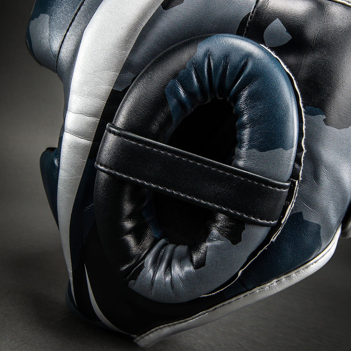 Venum Elite Camo Headgear - Dark Navy/Blue