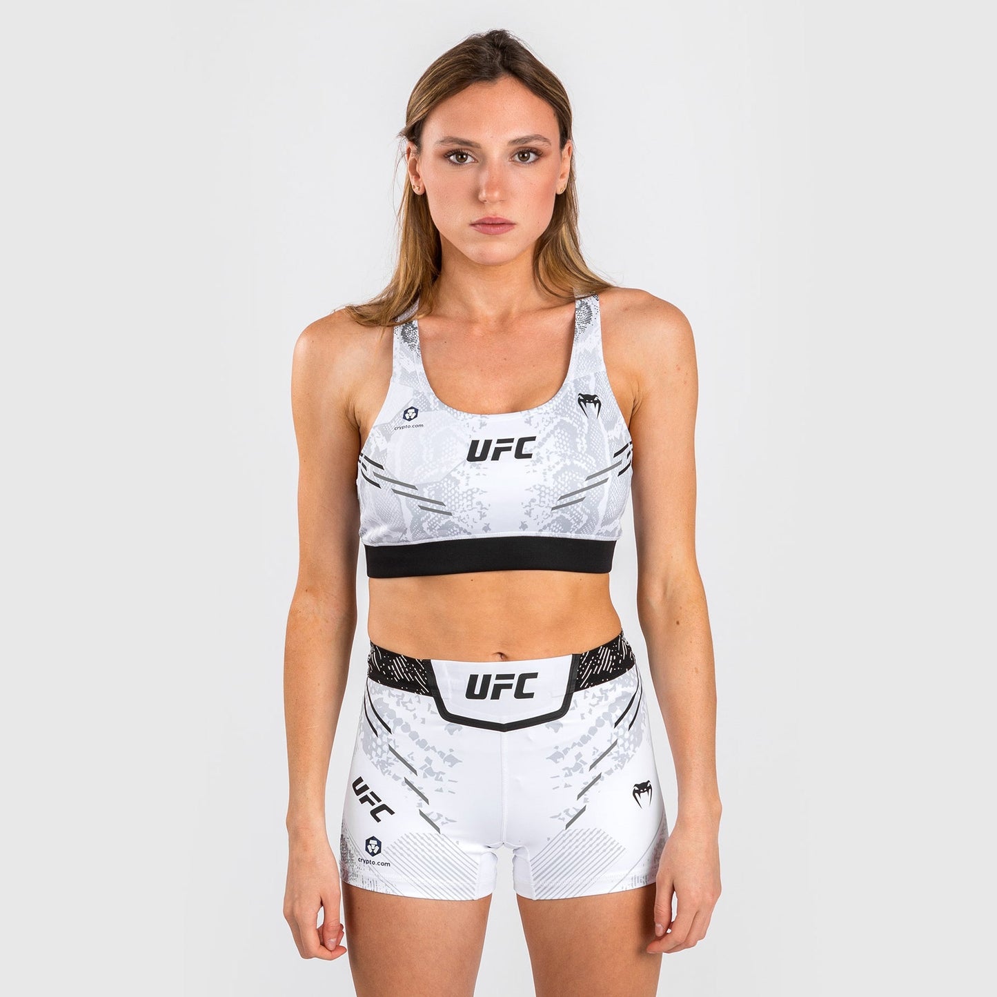 UFC Adrenaline by Venum Authentic Fight Night  Women’s Sports Bra - White