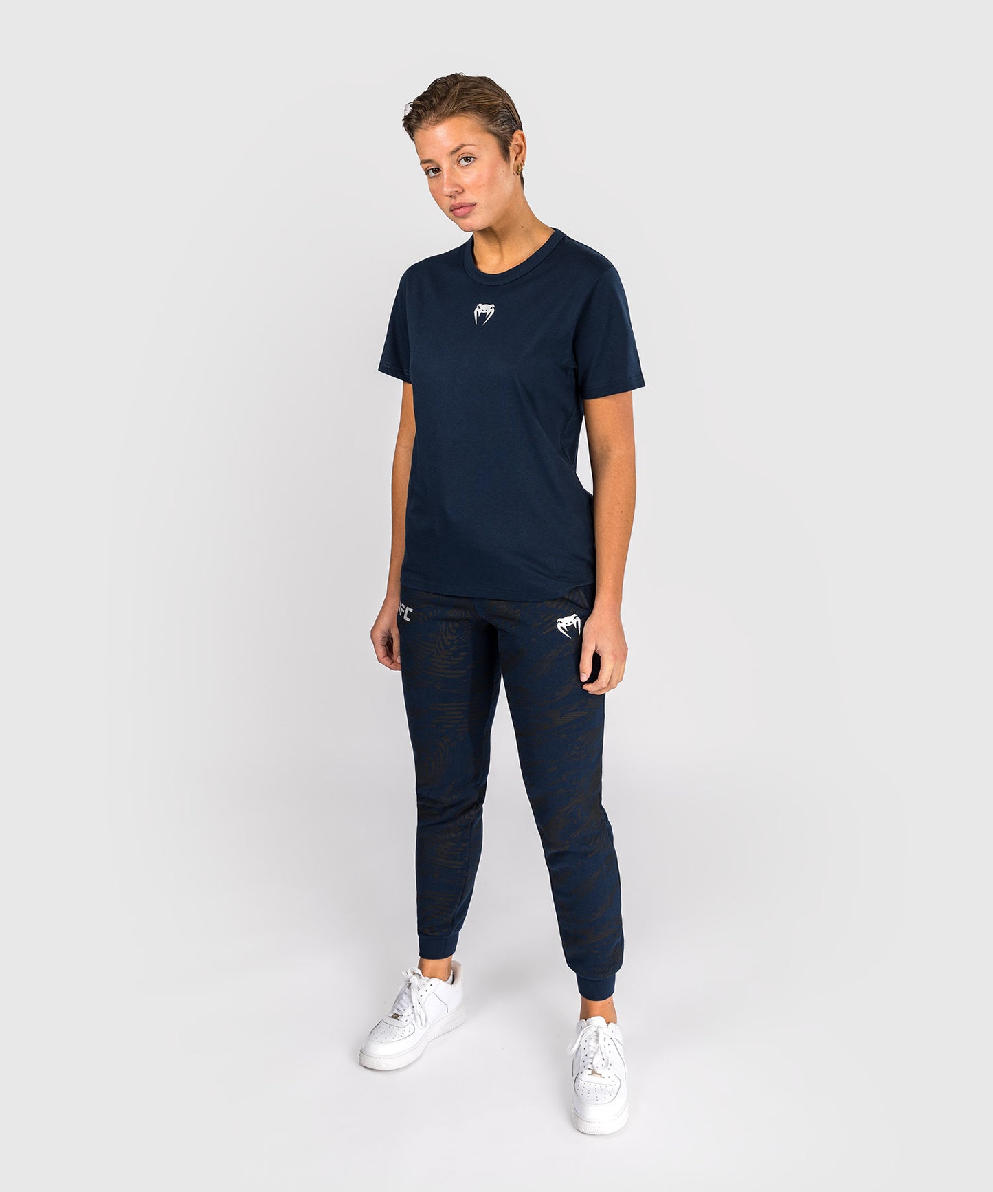 UFC Fusion by Venum Fight Week Women’s Short Sleeve Cotton T-Shirt - Solid Oceanic Blue