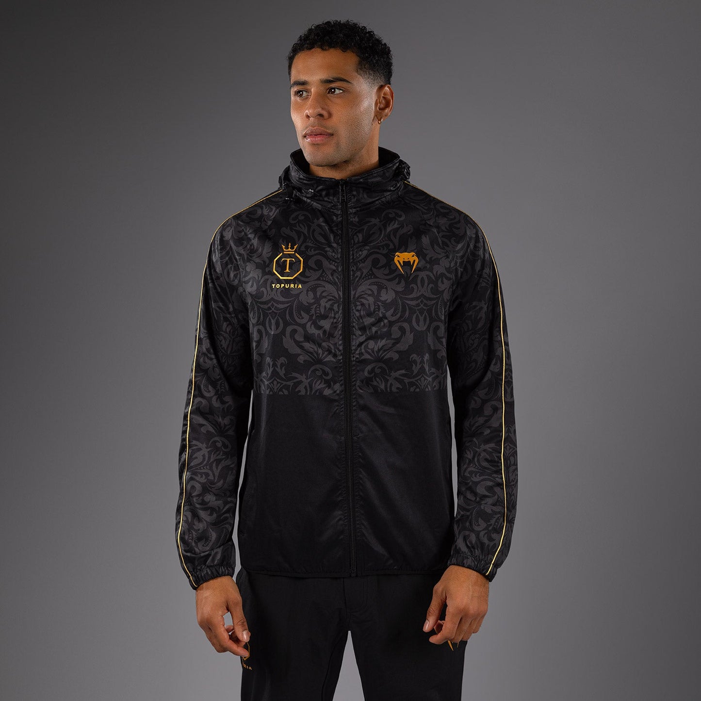 Venum x Topuria Unmatched Edition Track Jacket - Black/Gold