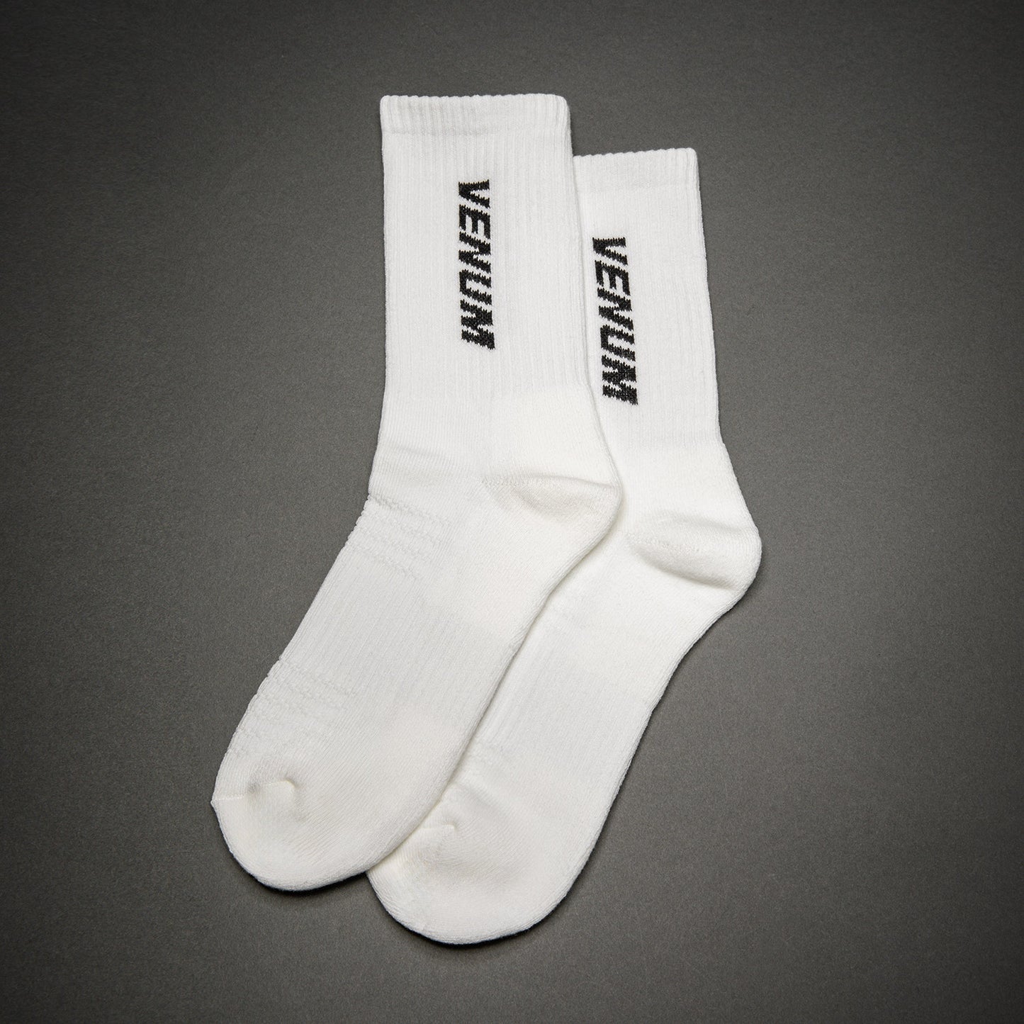 Venum Essential Crew Socks (Set of 3 pairs) - White/Black
