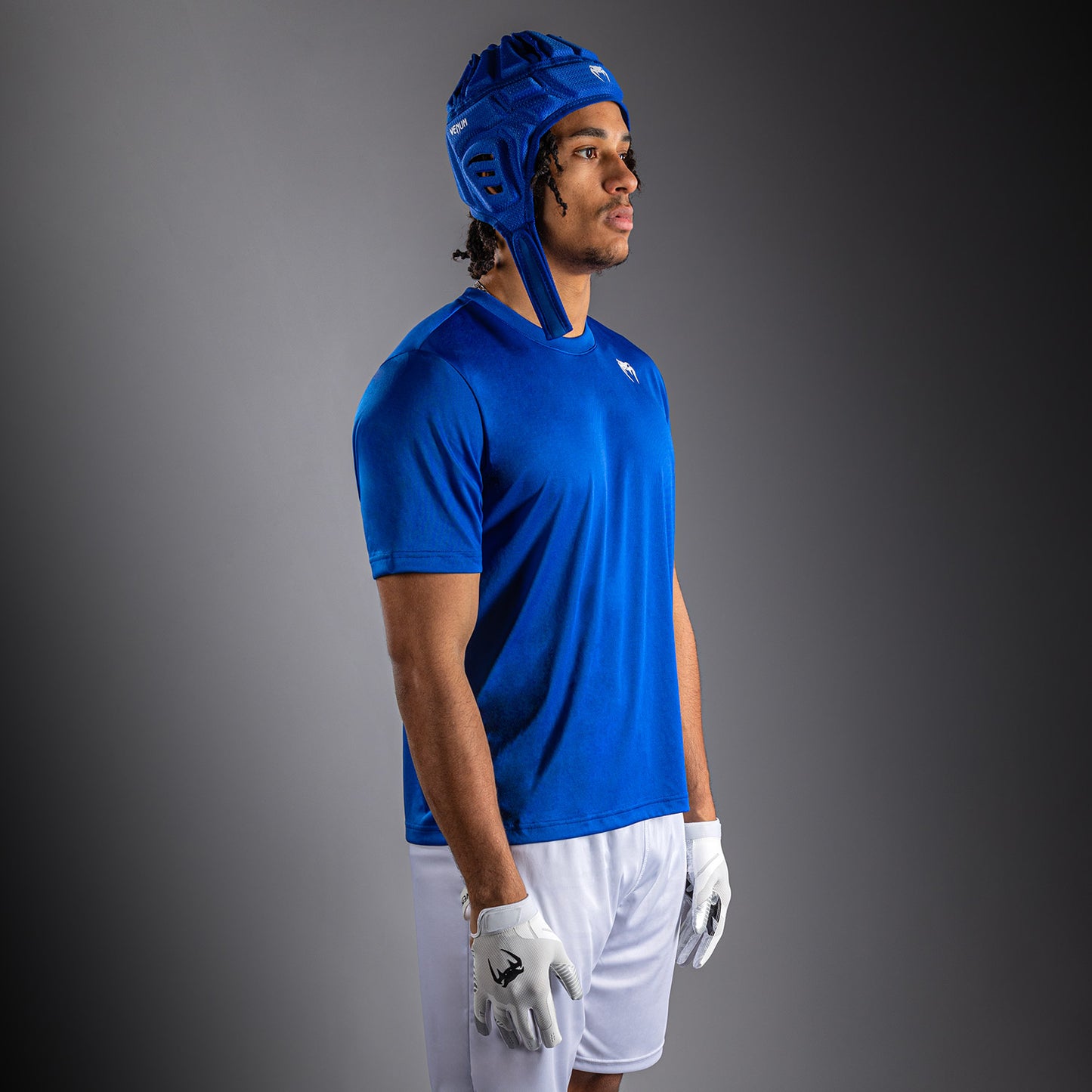Venum Lineup Performance Short Sleeve T-Shirt Royal - Blue/White  product-type_Dry Tech T-Shirts Venum