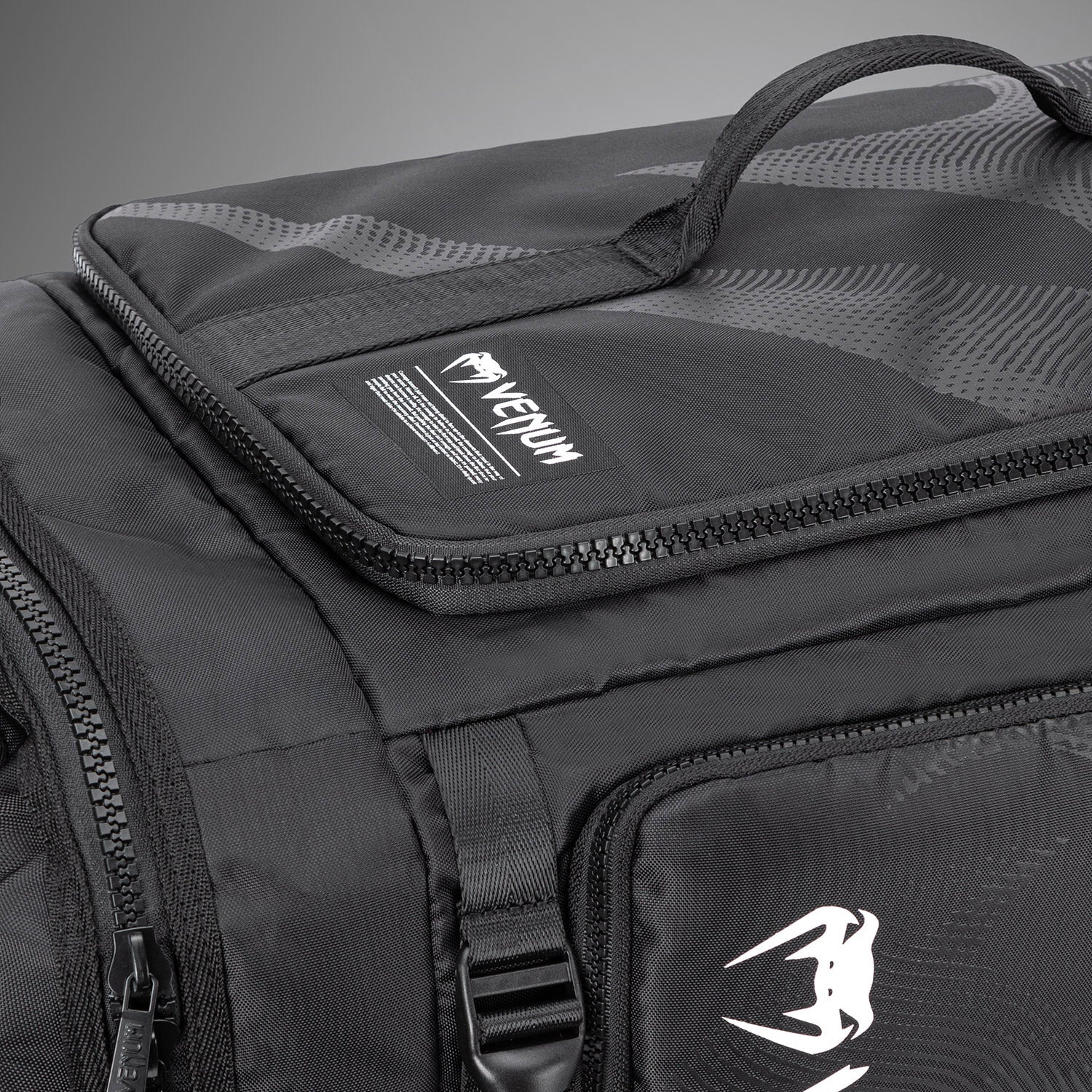 Venum Shockwave Convertible Sports Bag (60L) - Black - Venum