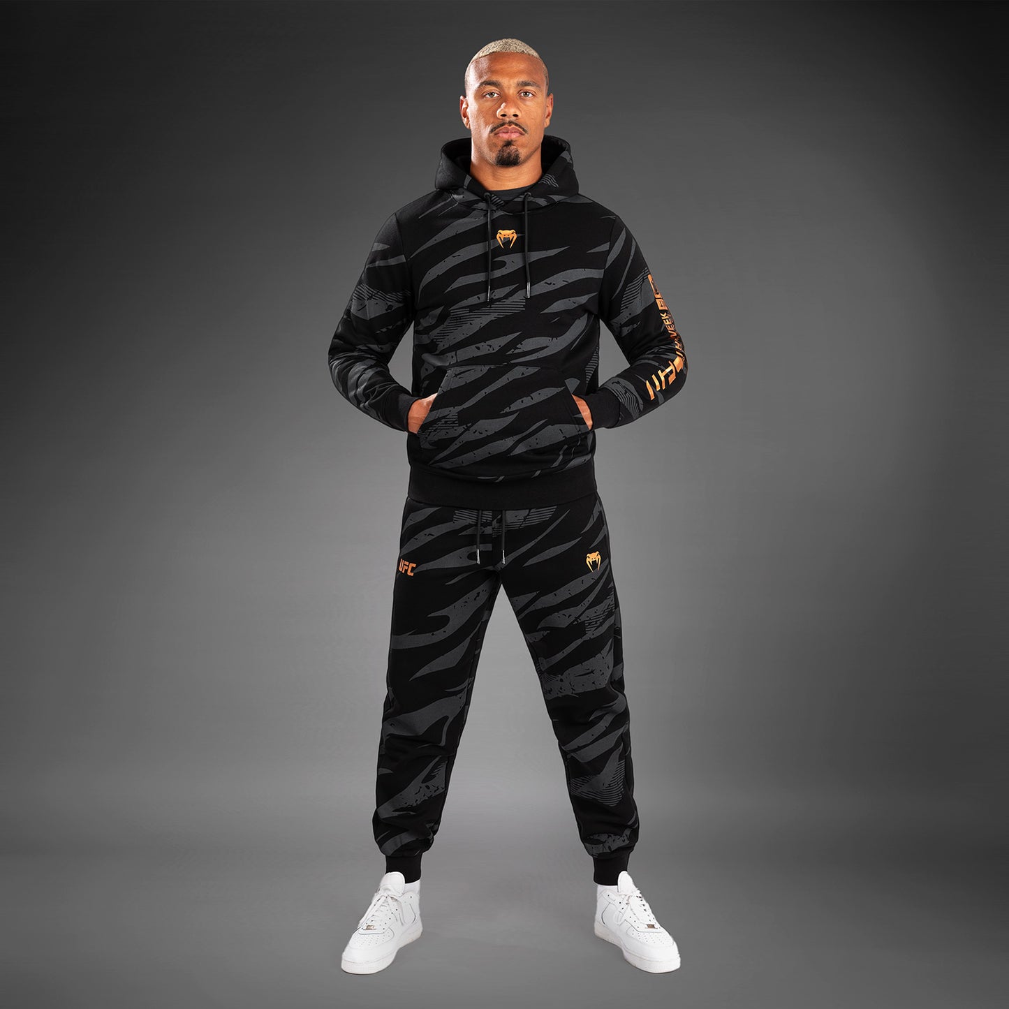 UFC Adrenaline by Venum Fight Week Men’s Pullover Hoodie - Urban Camo