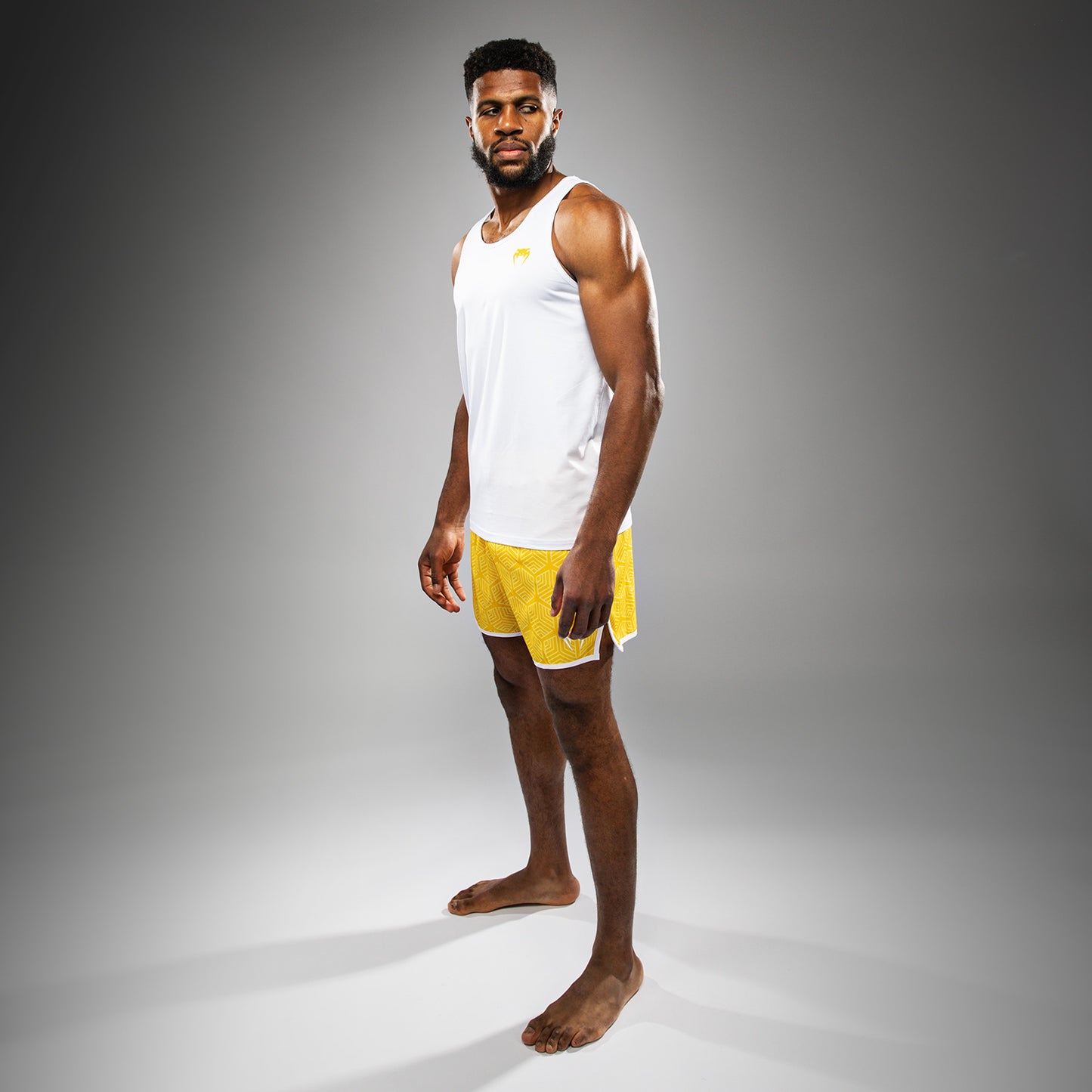 Venum Octane Tank Top - White/Vibrant Yellow
