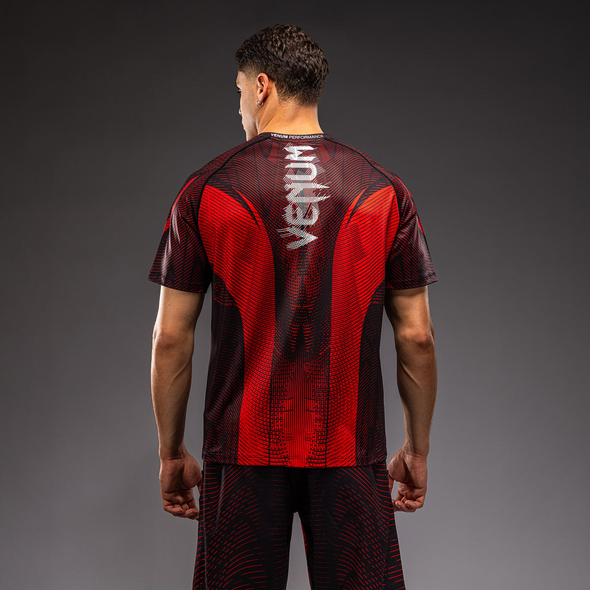 Venum Galactic 3.0 Dry Tech T-Shirt - Red/Silver  product-type_Dry Tech T-Shirts Venum