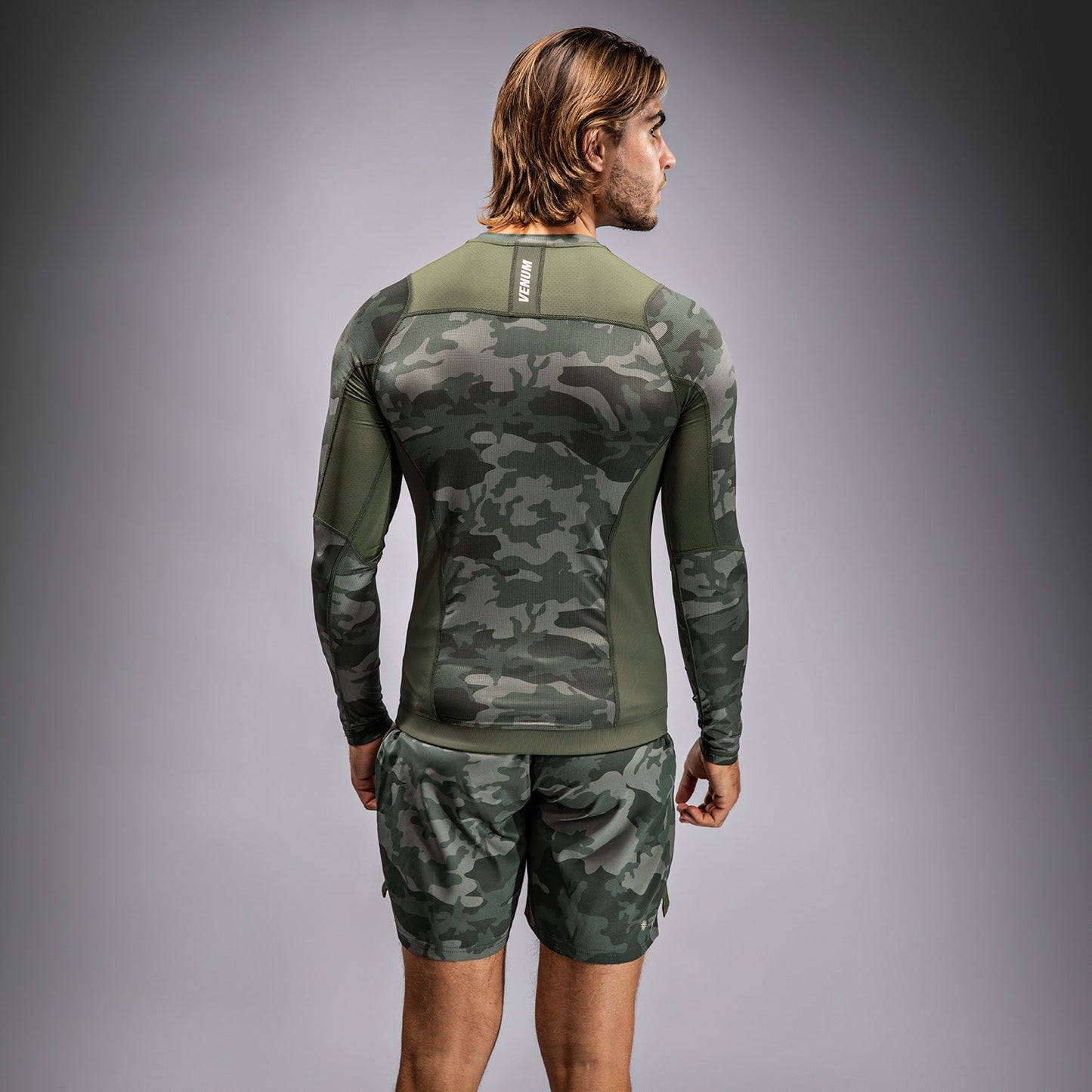 Venum G-Fit Air Men's Long Sleeve Rashguard - Army Camo