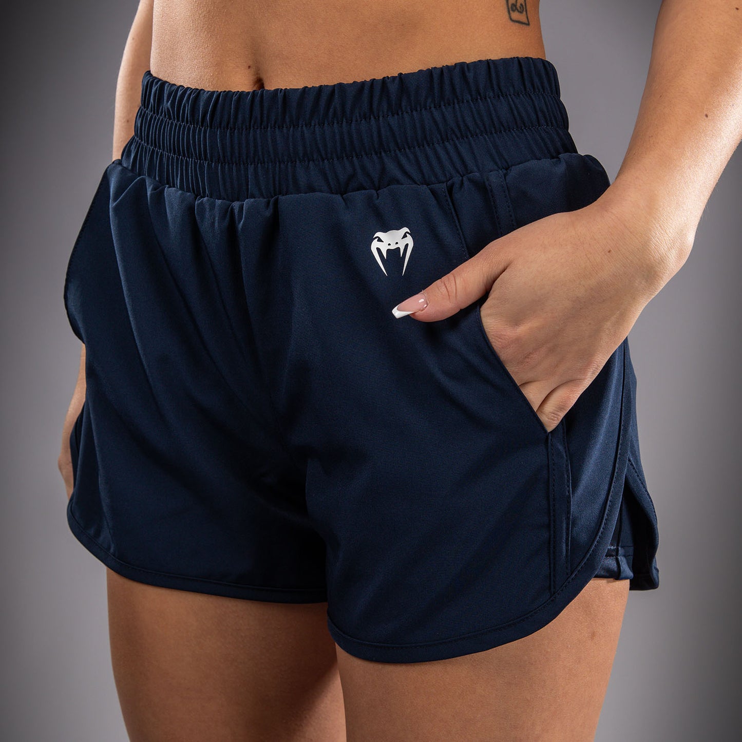 Venum Sculpt Shape Women's Training Shorts - Navy Blue