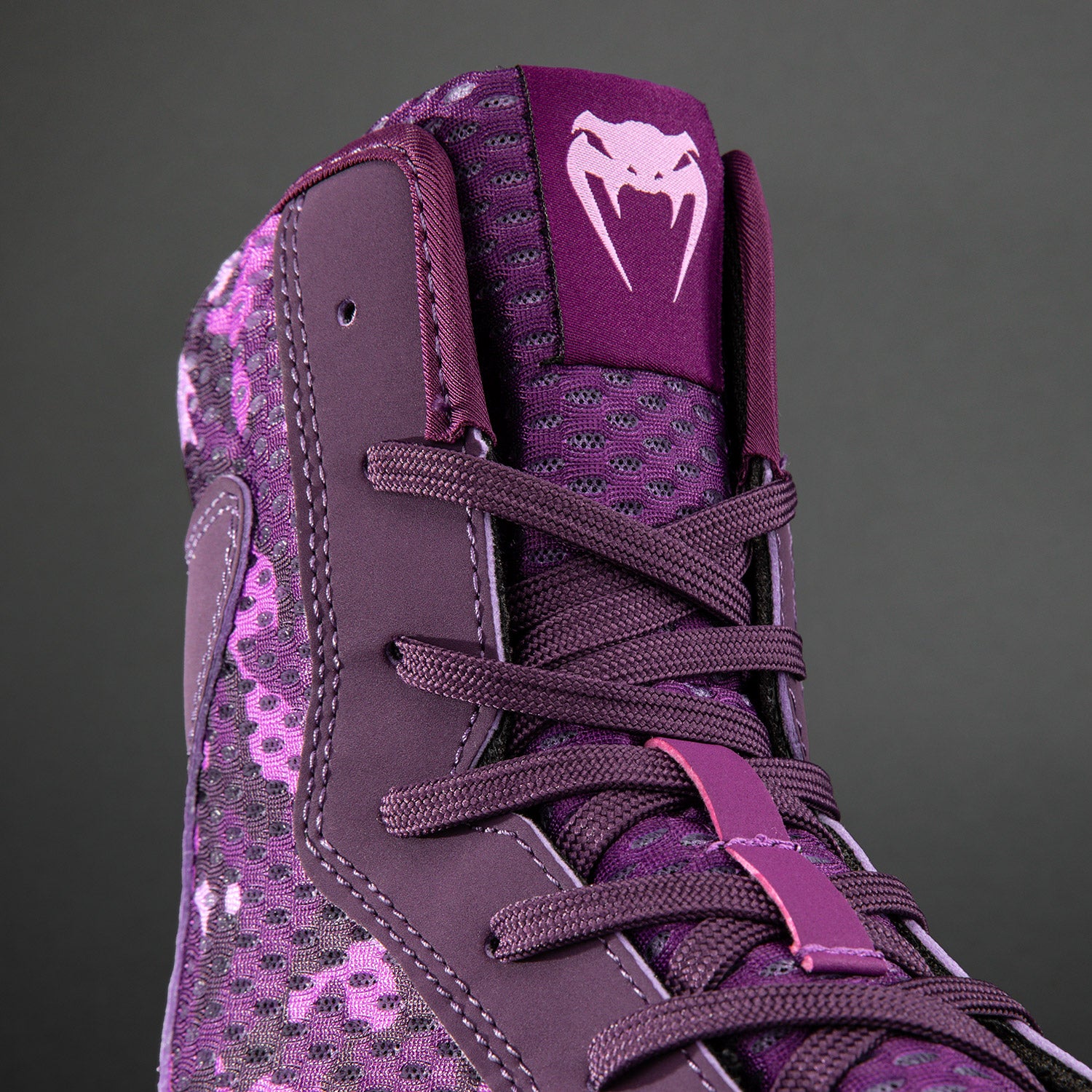 Venum ボクシングシューズ ハイカット パープル ヴェノム Venum Iris Boxing Shoes - Plum/pink - Venum product-type_Boxing shoes
