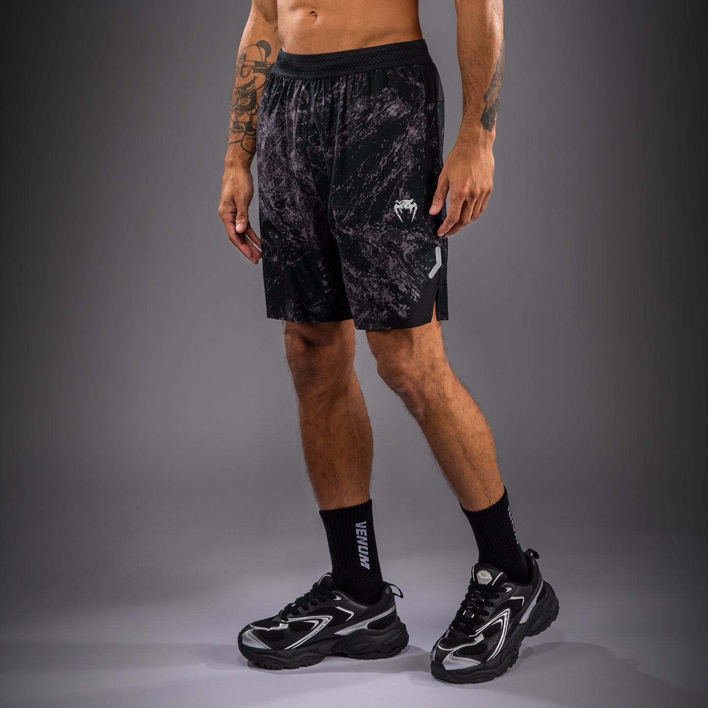 Venum Rage & Workout Training Shorts - Black/Grey  product-type_Training shorts Venum