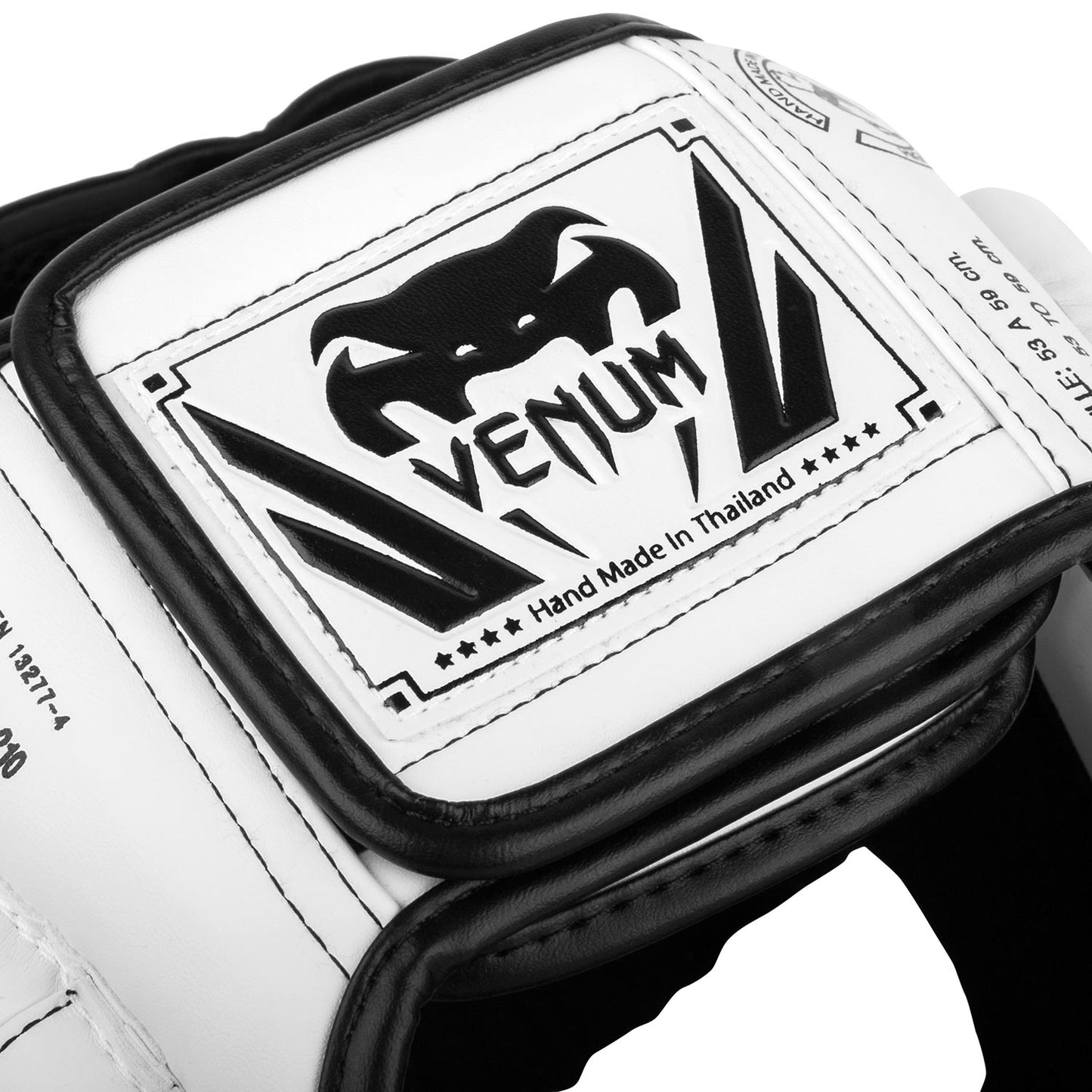 Venum Elite Headgear – White/Black