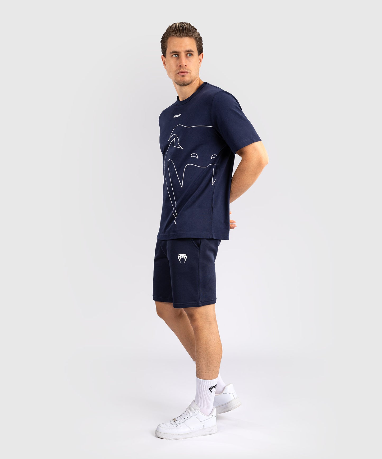 Venum Giant Connect T-Shirt - Navy Blue