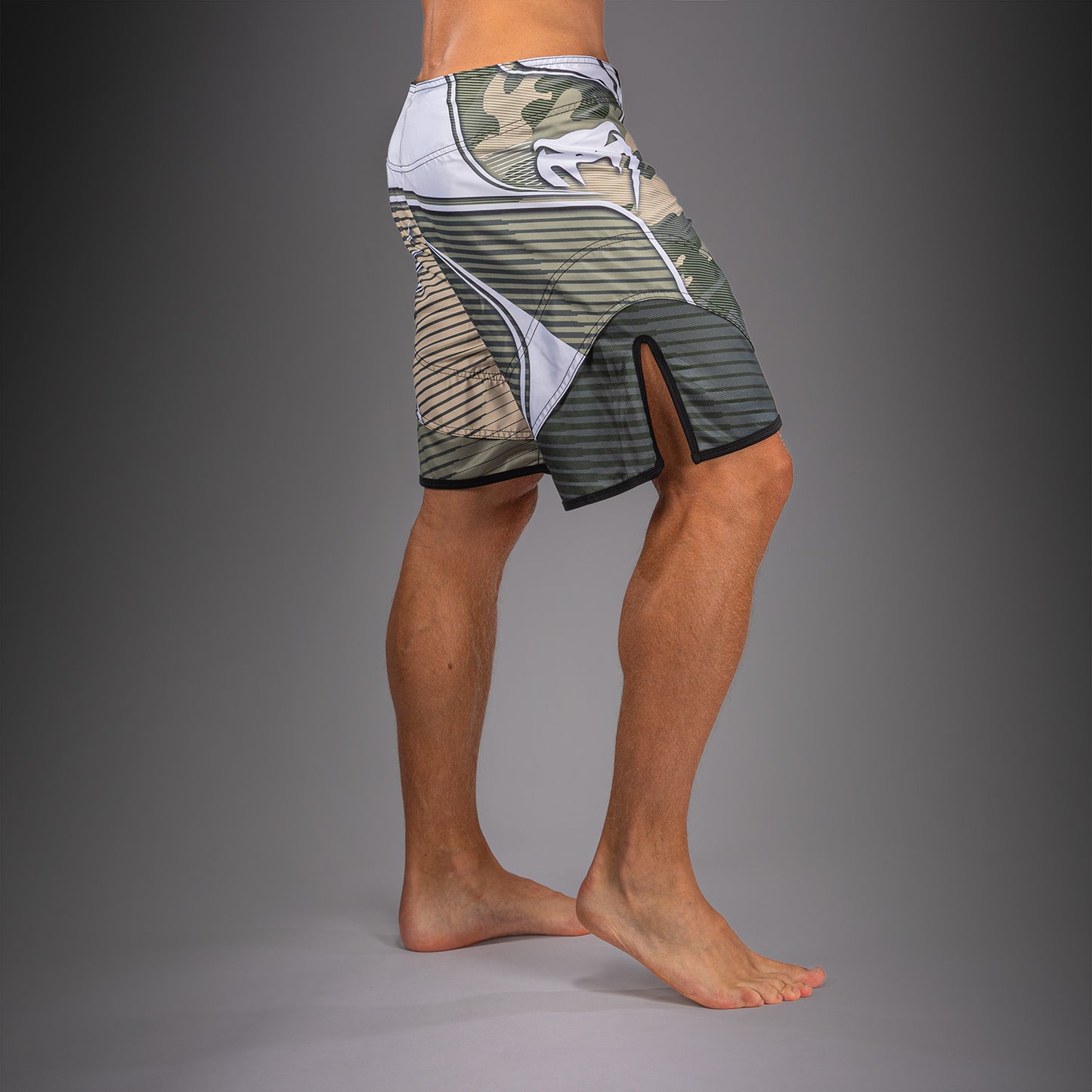 Venum Camo Hero Fight Shorts - Khaki/ Off-White  product-type_MMA Shorts Venum