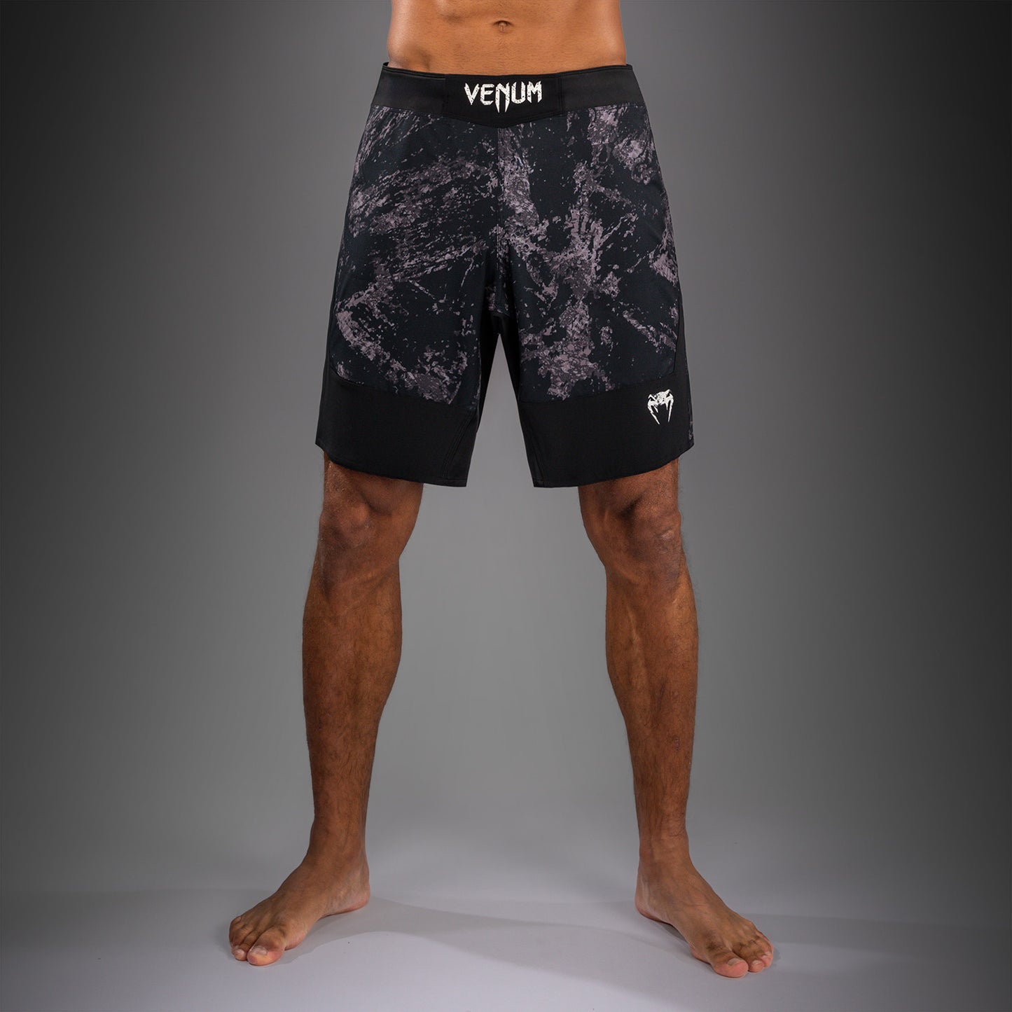Venum Rage & Workout Fight Shorts - Black/Grey  product-type_MMA Shorts Venum