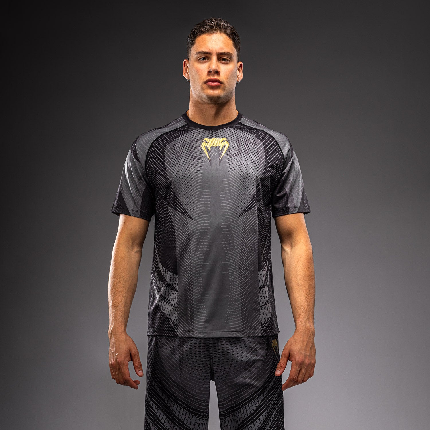 Venum Galactic 3.0 Dry Tech T-Shirt - Black/Gold  product-type_Dry Tech T-Shirts Venum