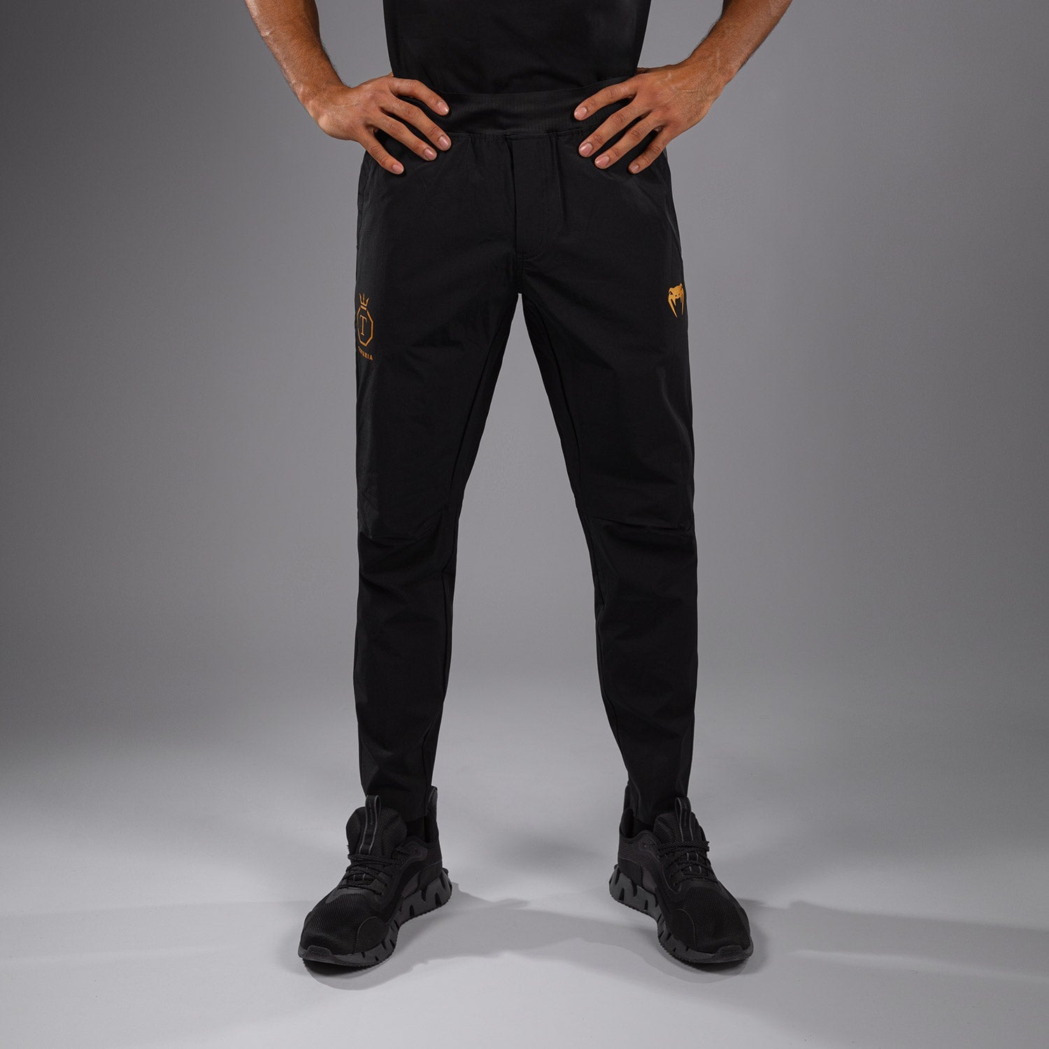 Venum x Topuria Unmatched Edition Joggers - Black/Gold - Venum